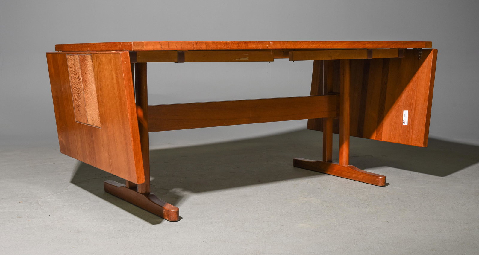 Mid Century Modern Drop Leaf Dining Table with Tile (1 of 5)