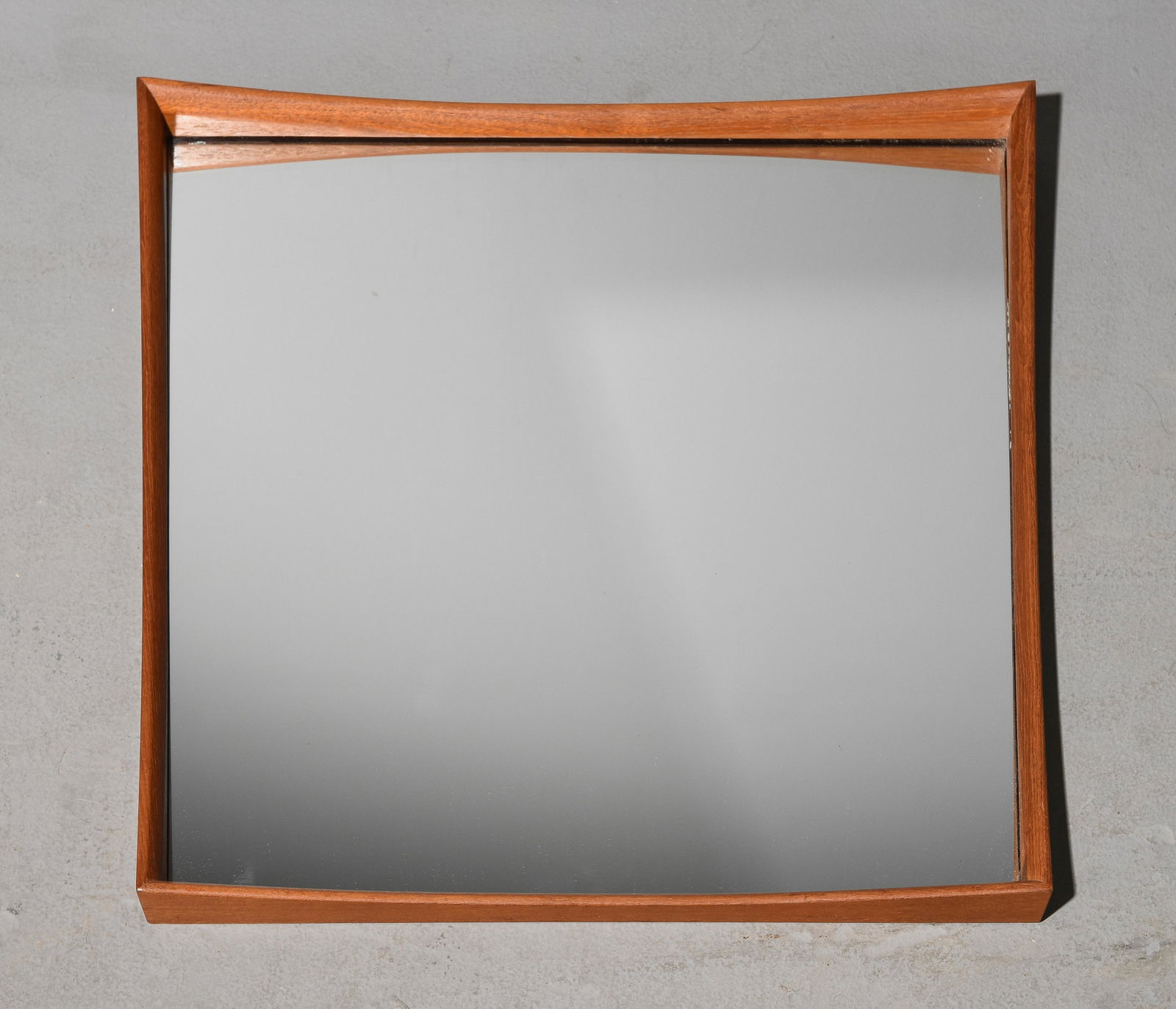 Mid Century Modern Teak Framed Mirror (1 of 4)