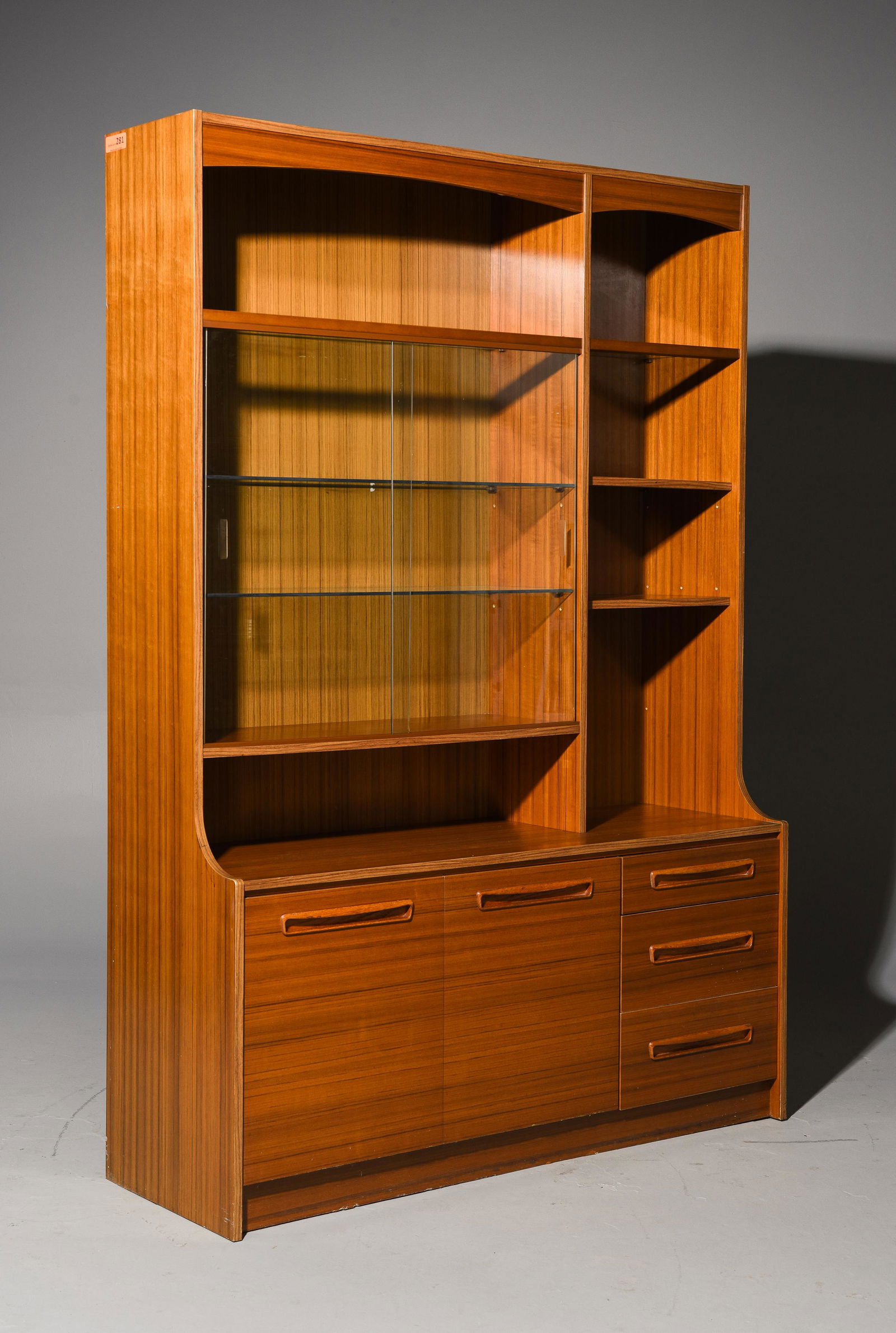 Mid Century Modern Wall Unit / Bookcase (1 of 4)