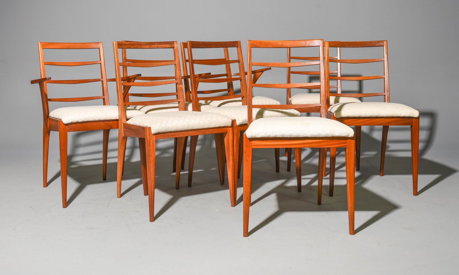 8 Mid Century Modern Ladder Back Chairs - McIntosh (1 of 3)