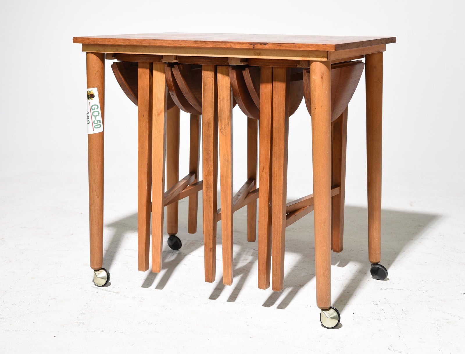 Mid Century Modern Nesting Cart / Table (1 of 3)