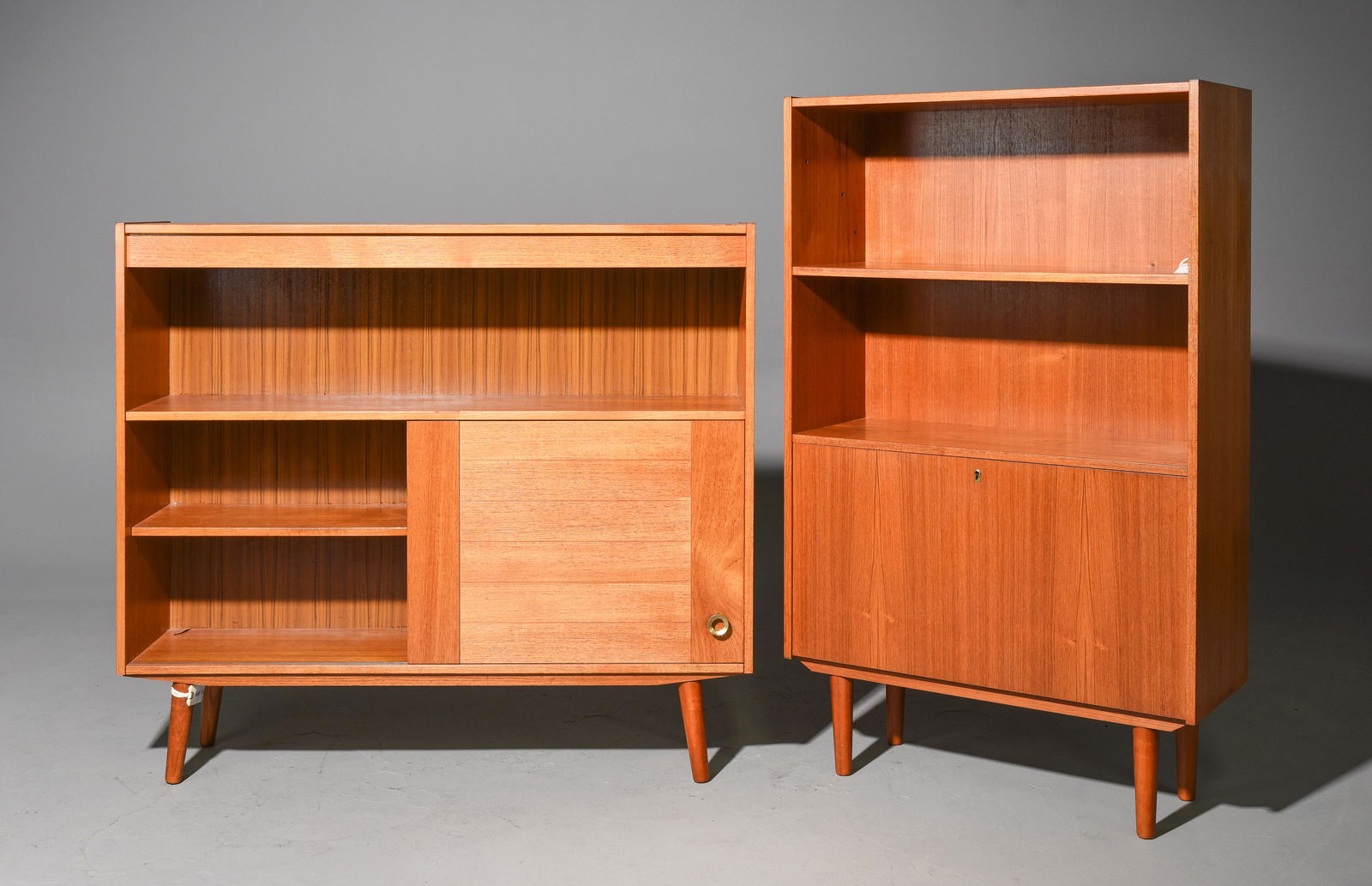 2 Danish Modern Bookshelves / Cabinets (1 of 3)