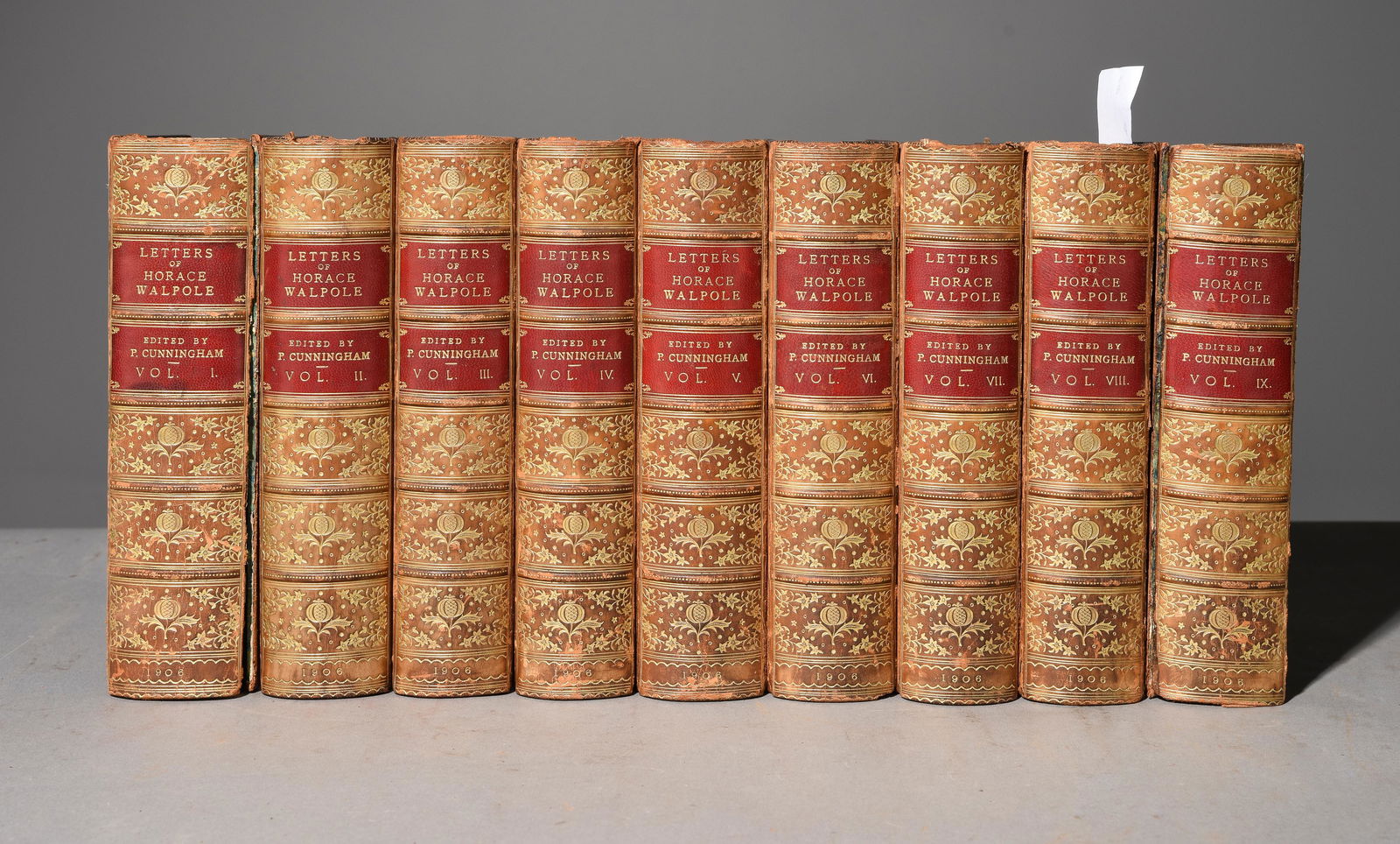 9vol. "The Letters of Horace Walpole" c.1900's (1 of 5)