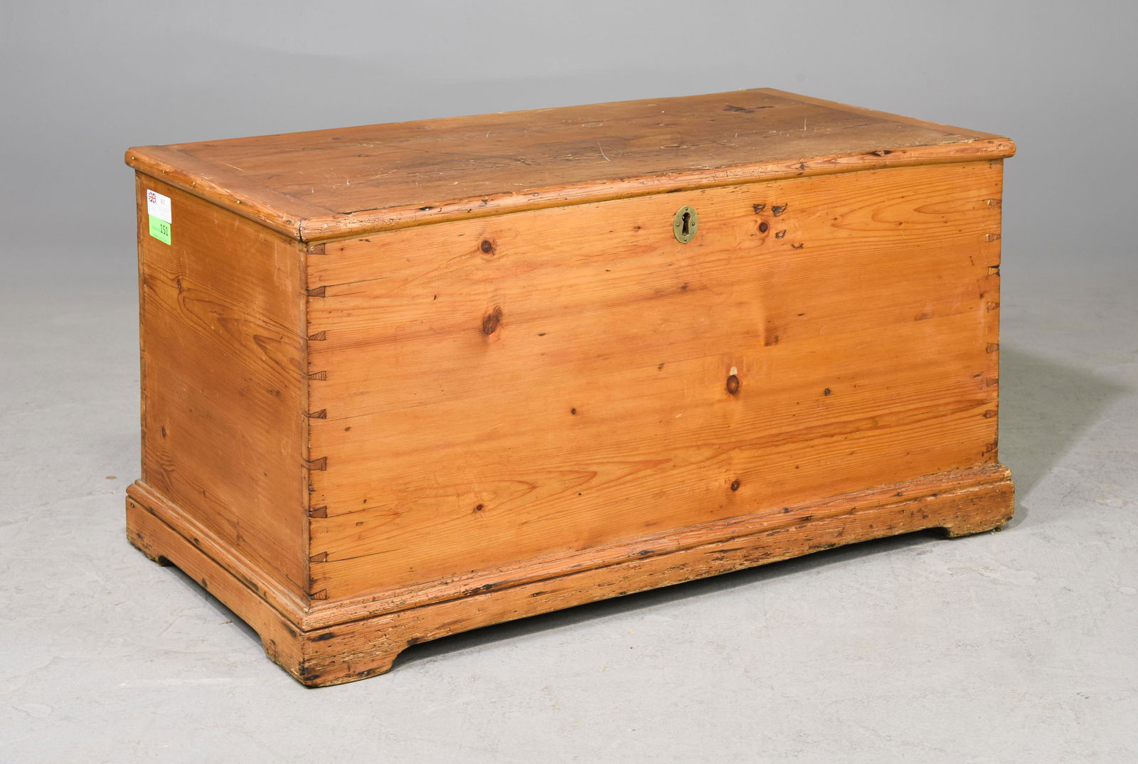 Victorian Pine Blanket Box / Trunk (1 of 5)