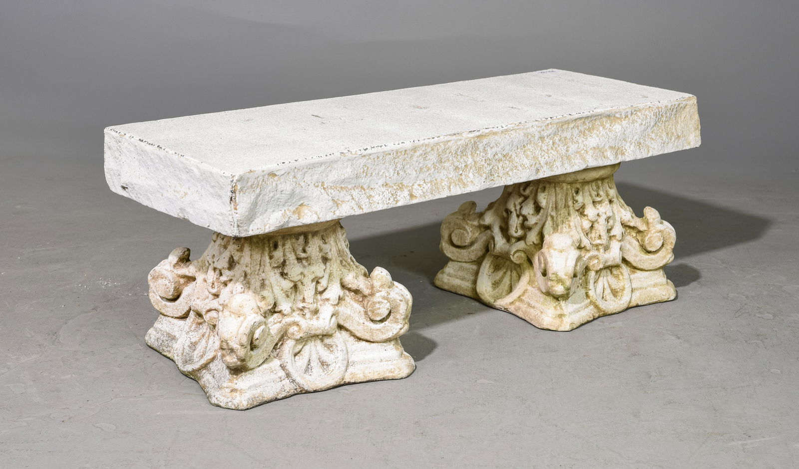 Cast Stone / Concrete Garden Bench (1 of 3)