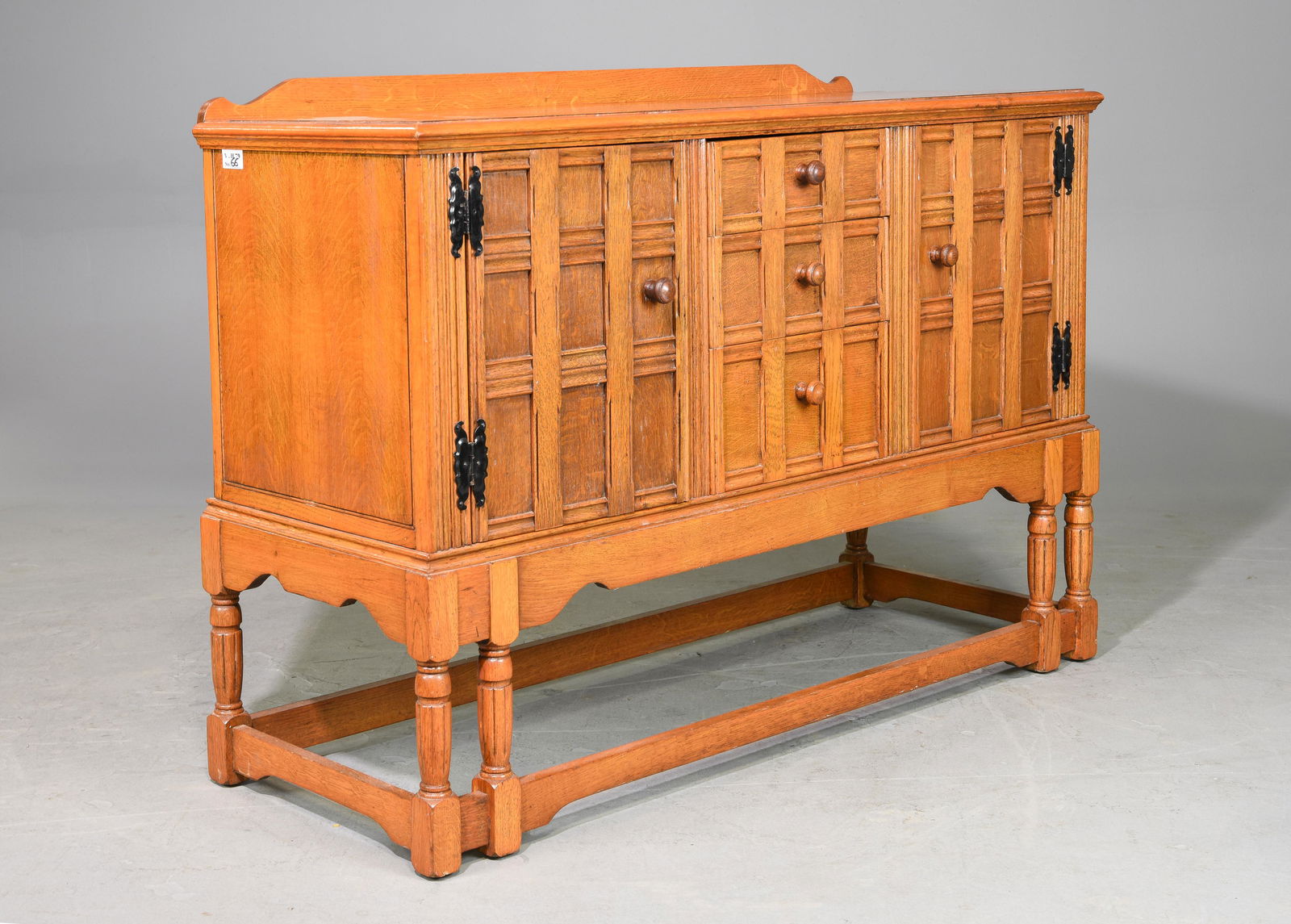 British Oak Sideboard / Server c.1940's-50's (1 of 4)