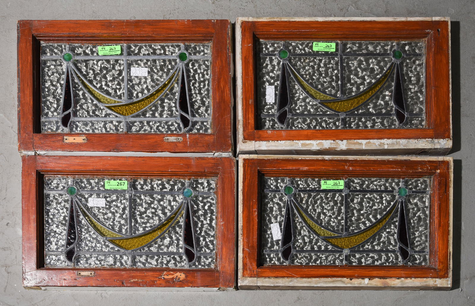 4 British Stained Glass Windows #3 (1 of 5)