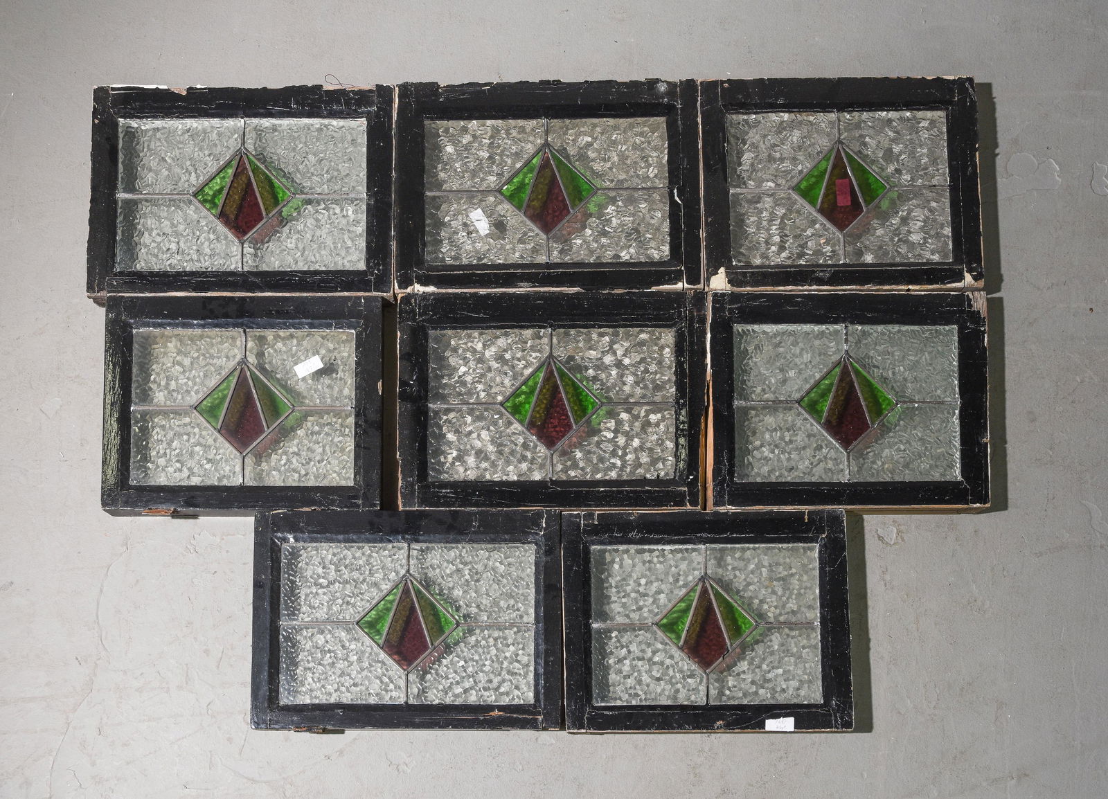 8 British Stained Glass Windows (1 of 2)