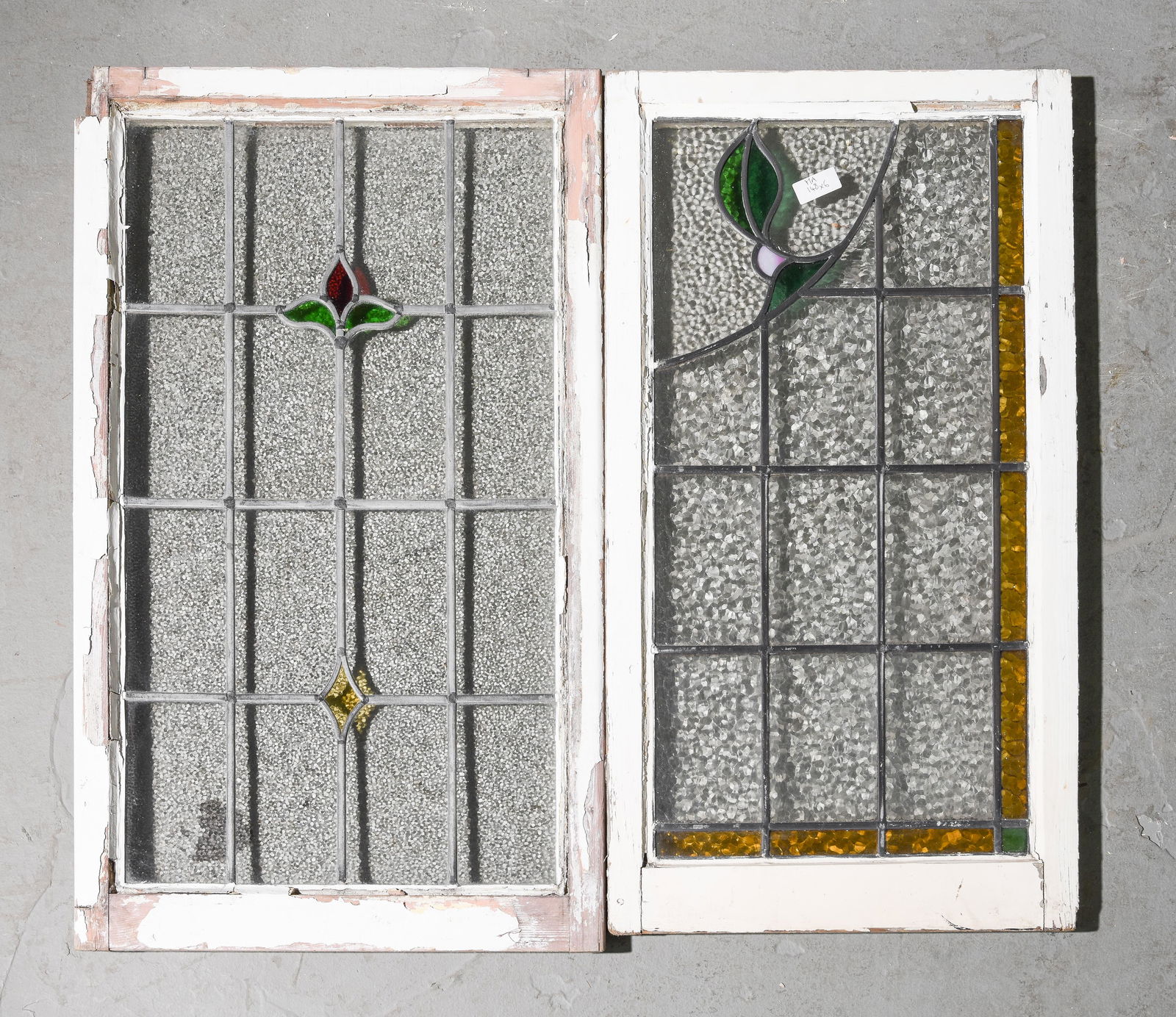 2 British Large Stained Glass Windows (1 of 3)