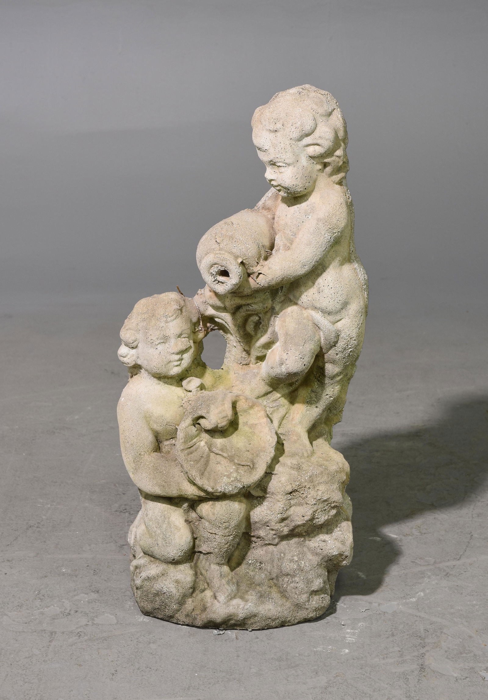 Cast Stone / Concrete Figural Fountain / Statue (1 of 5)