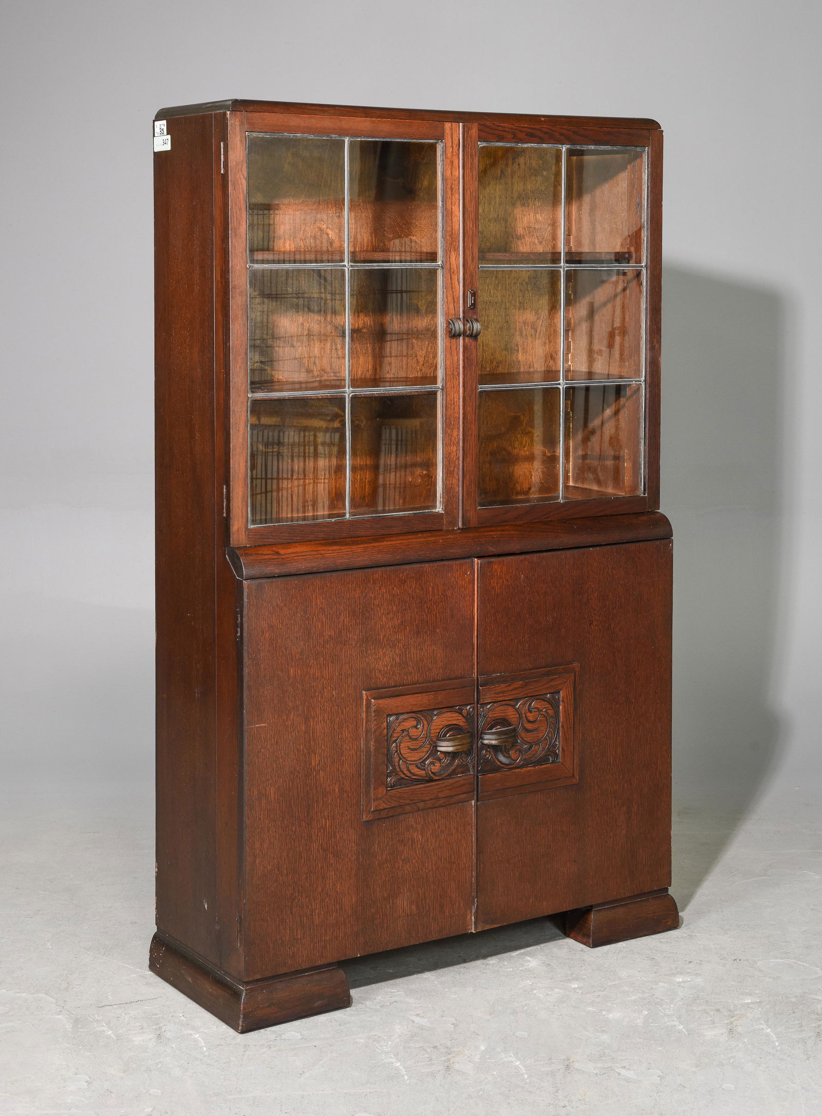 British Art Deco Style Bookcase c.1930's-40's (1 of 3)