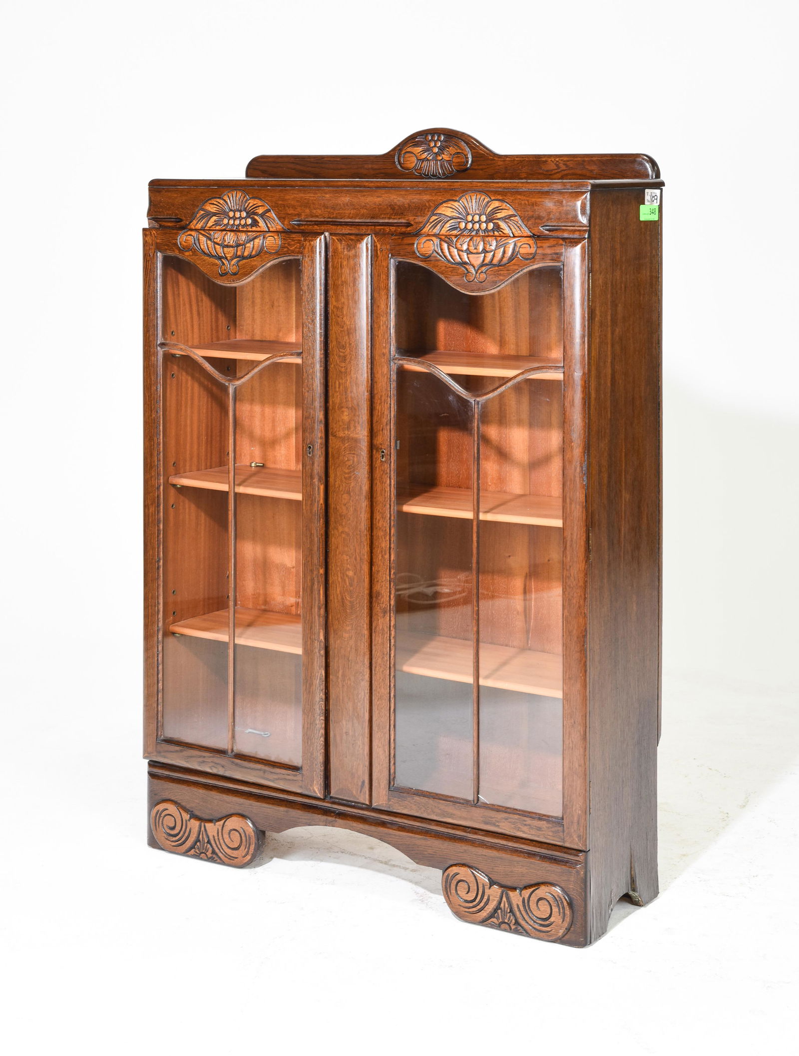 British Art Deco Style Bookcase c.1930's (1 of 5)