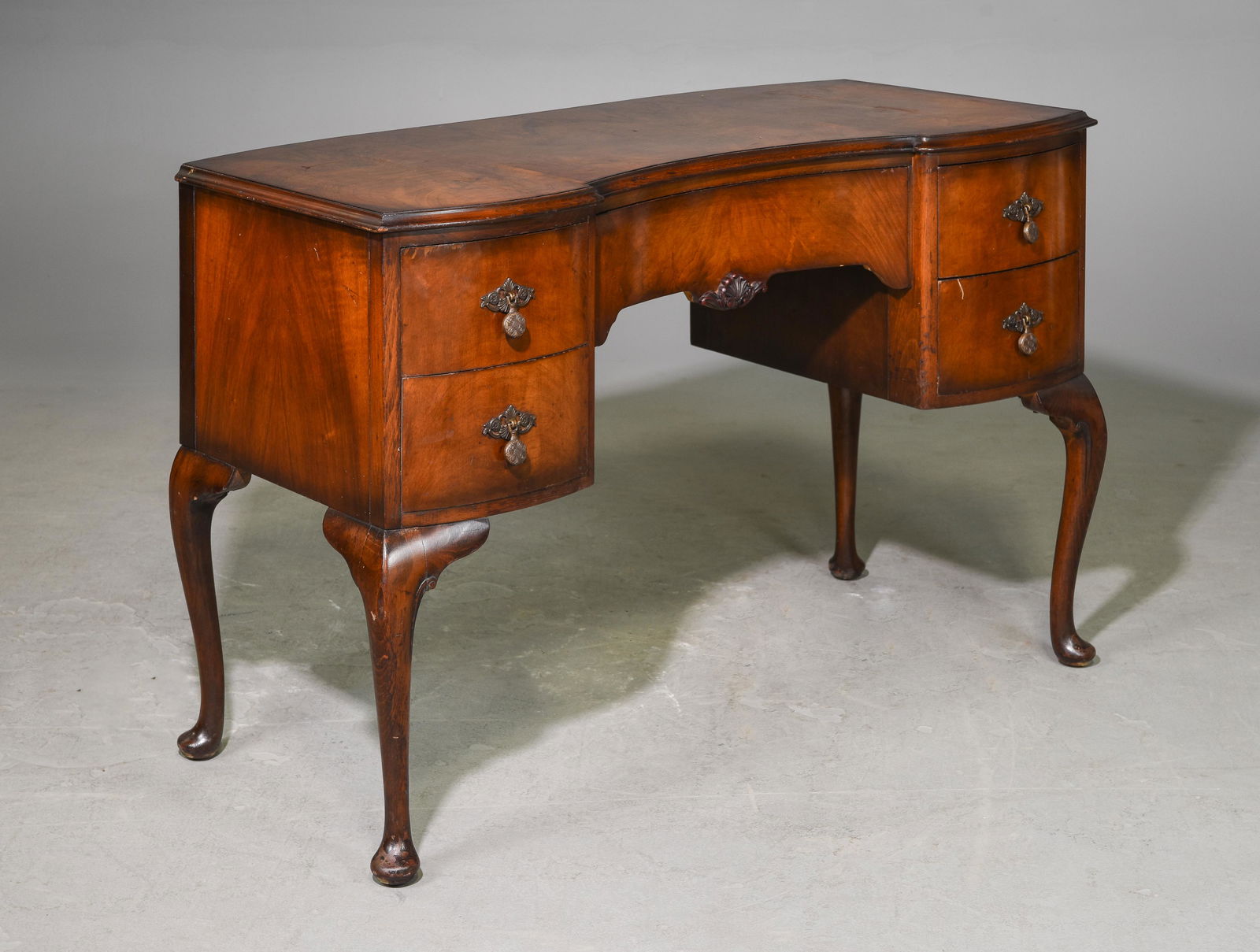 British Mahogany Dressing Table / Desk (1 of 3)