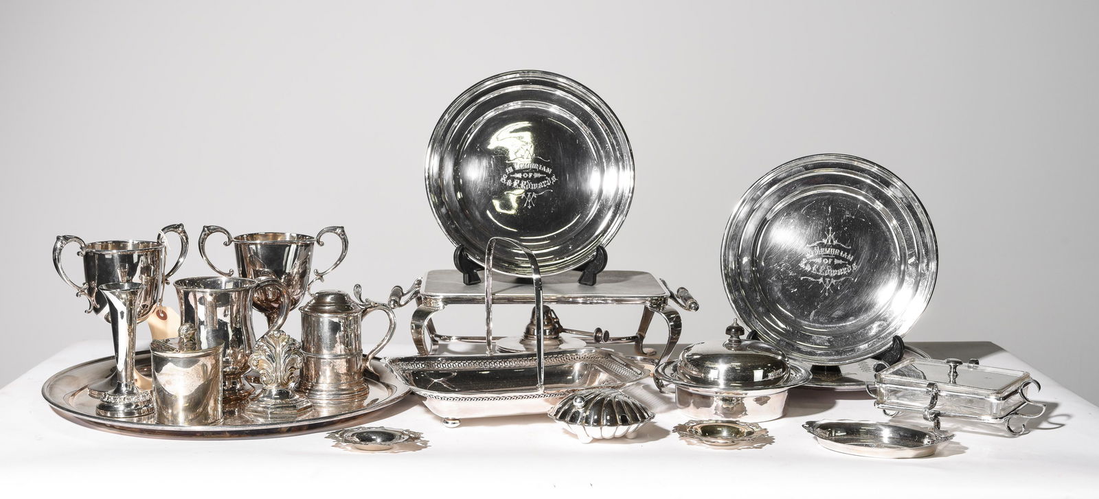 Collection of Assorted Silverplate Dishes (1 of 7)