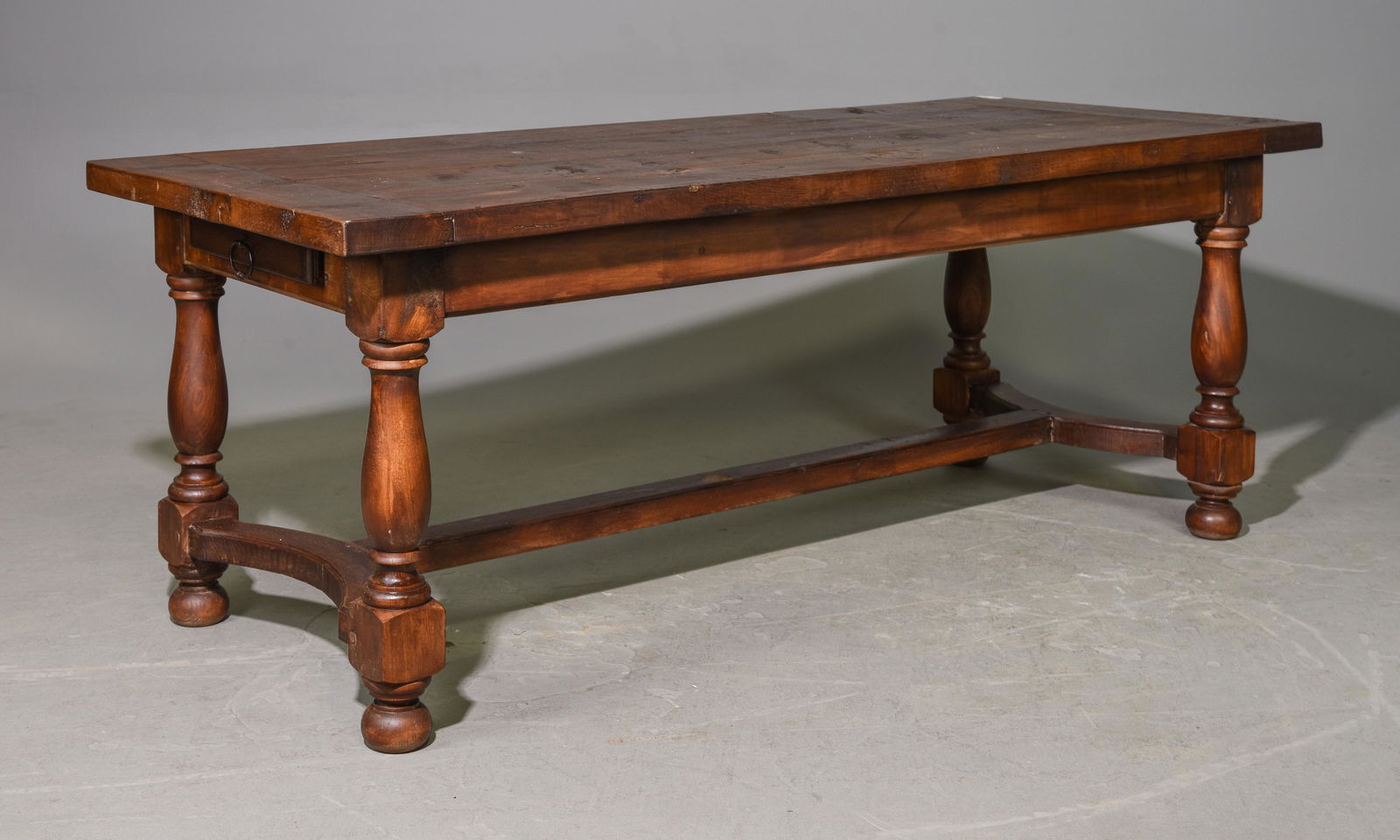 French Heavy Solid Oak Farmhouse Table (1 of 5)