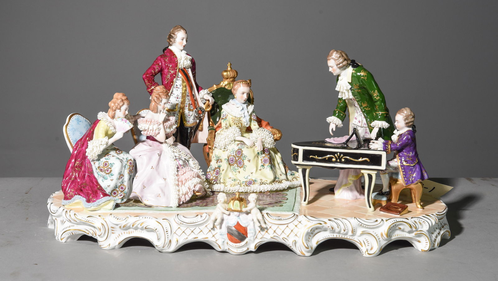 Dresden Sitzendorf Figurine - Queen & Mozart (1 of 5)