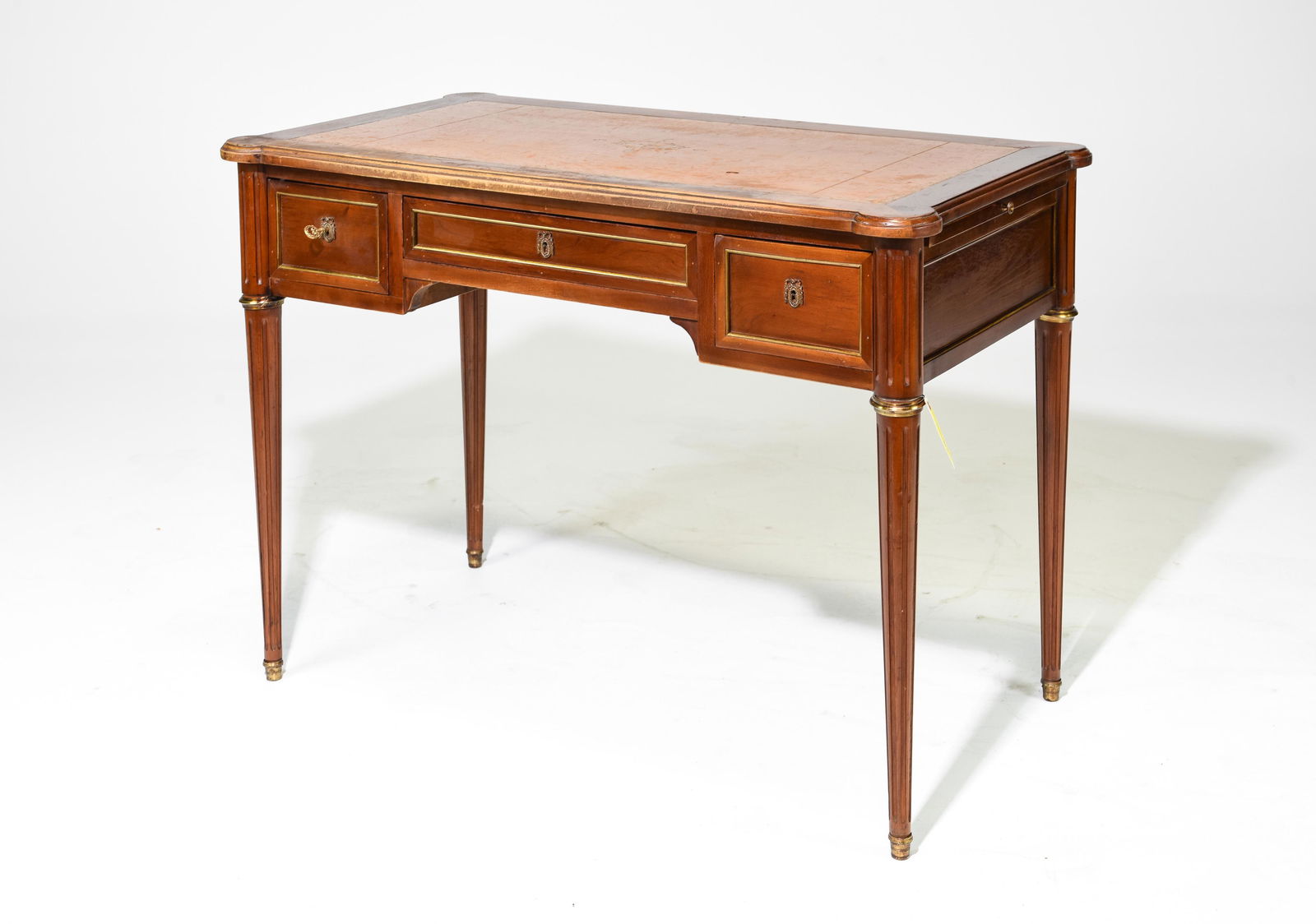 Louis XVI Style Leather Top Writing Table / Desk (1 of 6)
