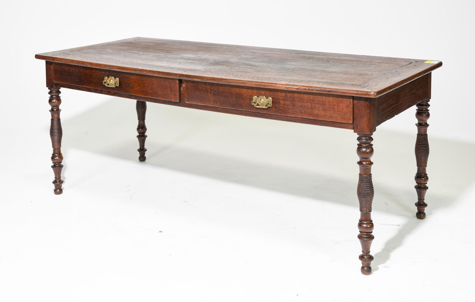 French 2 Drawer Farmhouse / Writing Table (1 of 5)