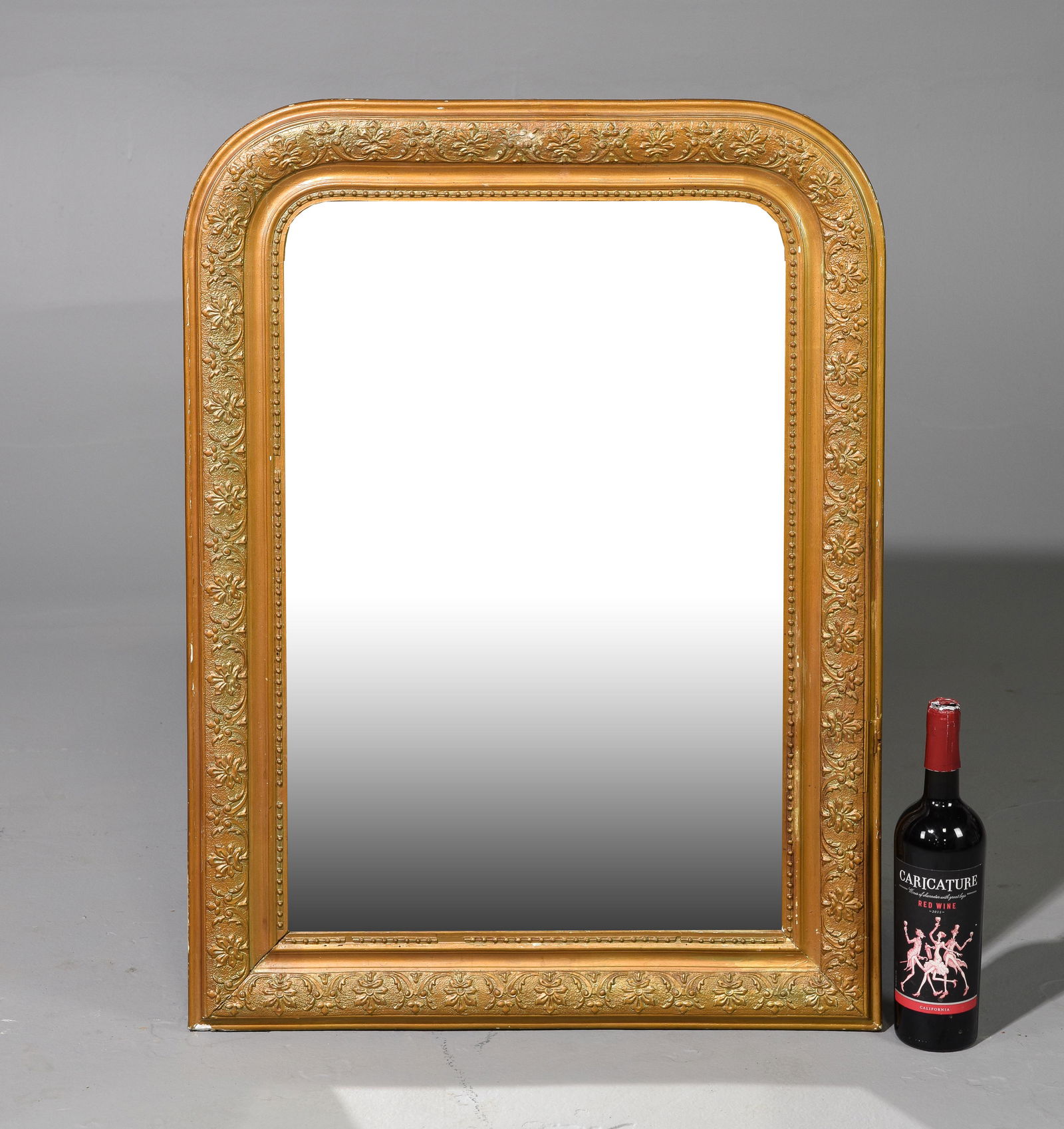 Louis Philippe Style Gold Framed Small Mirror (1 of 4)