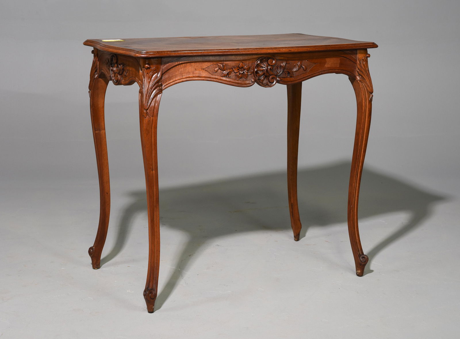 Louis XV Style Petite Walnut Table (1 of 2)