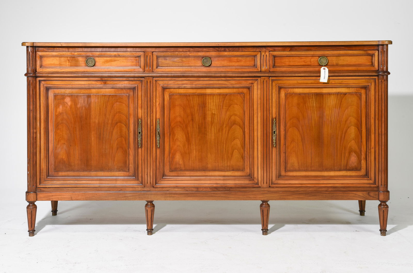 Louis XVI Style Cherry Sideboard / Enfilade (1 of 7)
