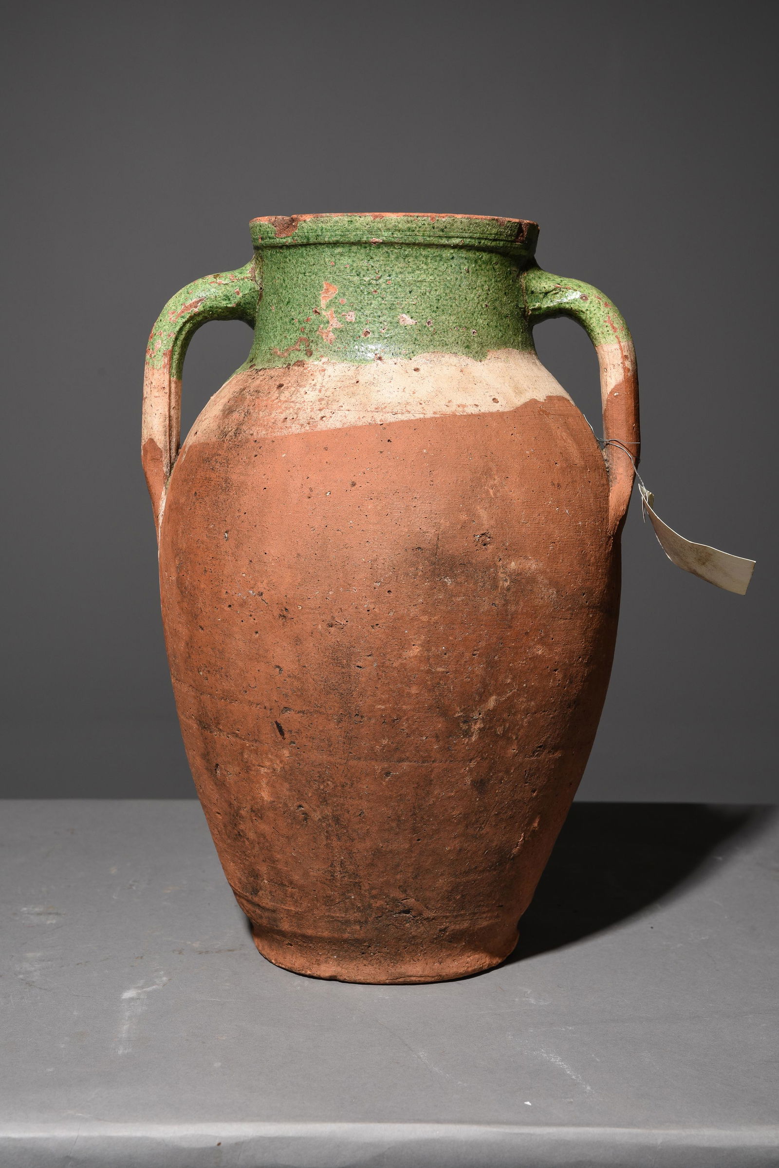 French Green Glazed Confit Pot #2 (1 of 2)