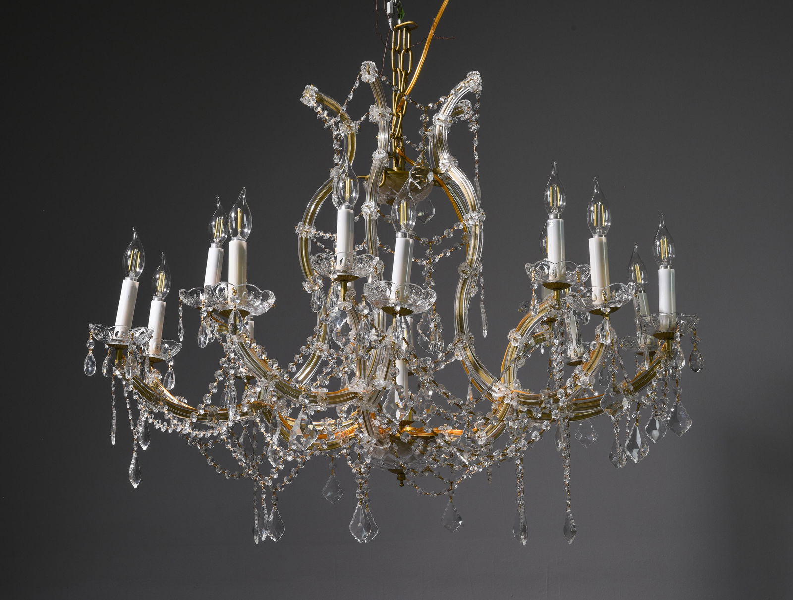 Italian Maria Theresa Style Chandelier #2 (1 of 3)