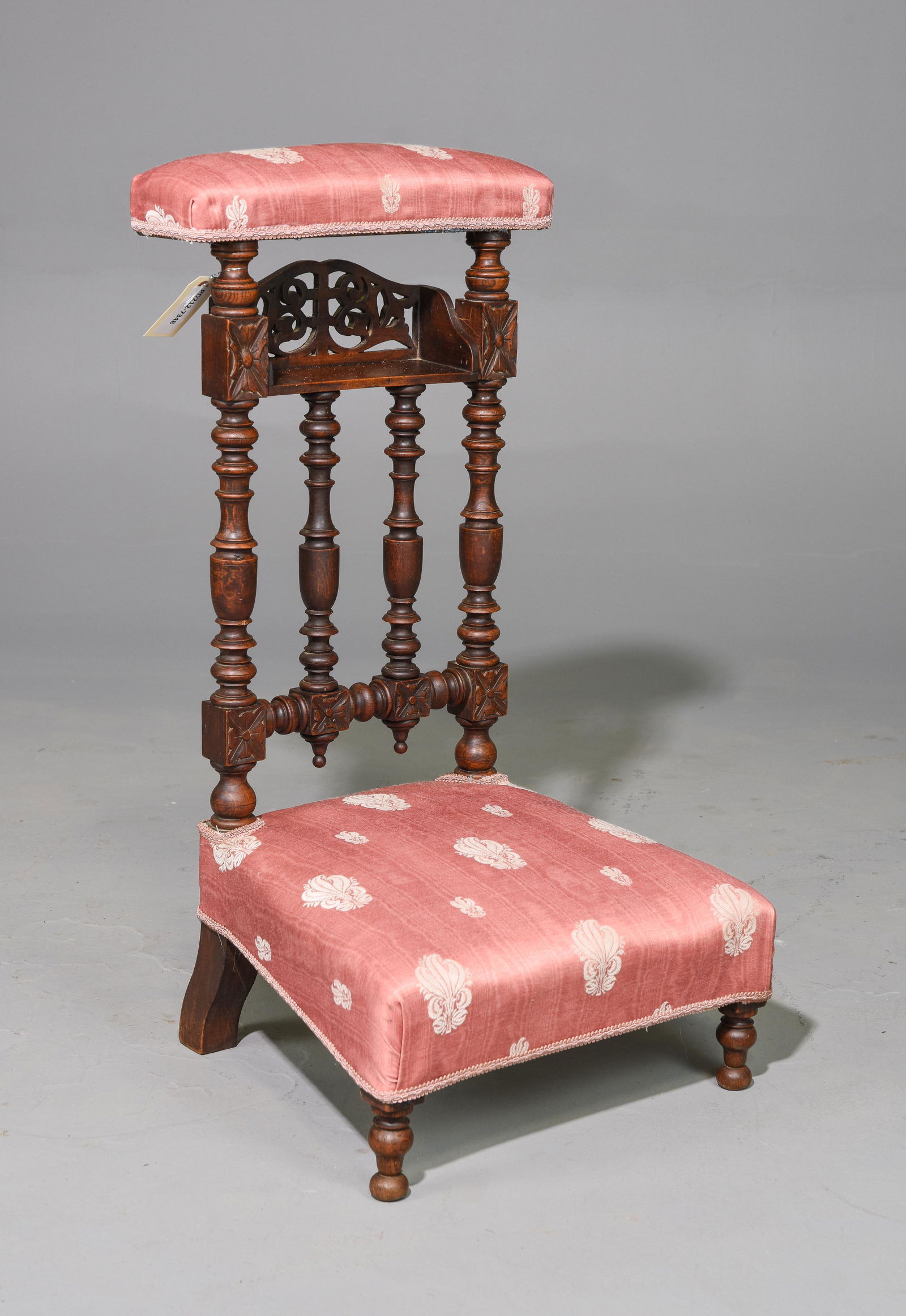 Napoleon III Style Walnut Prie Dieu / Kneeler (1 of 4)