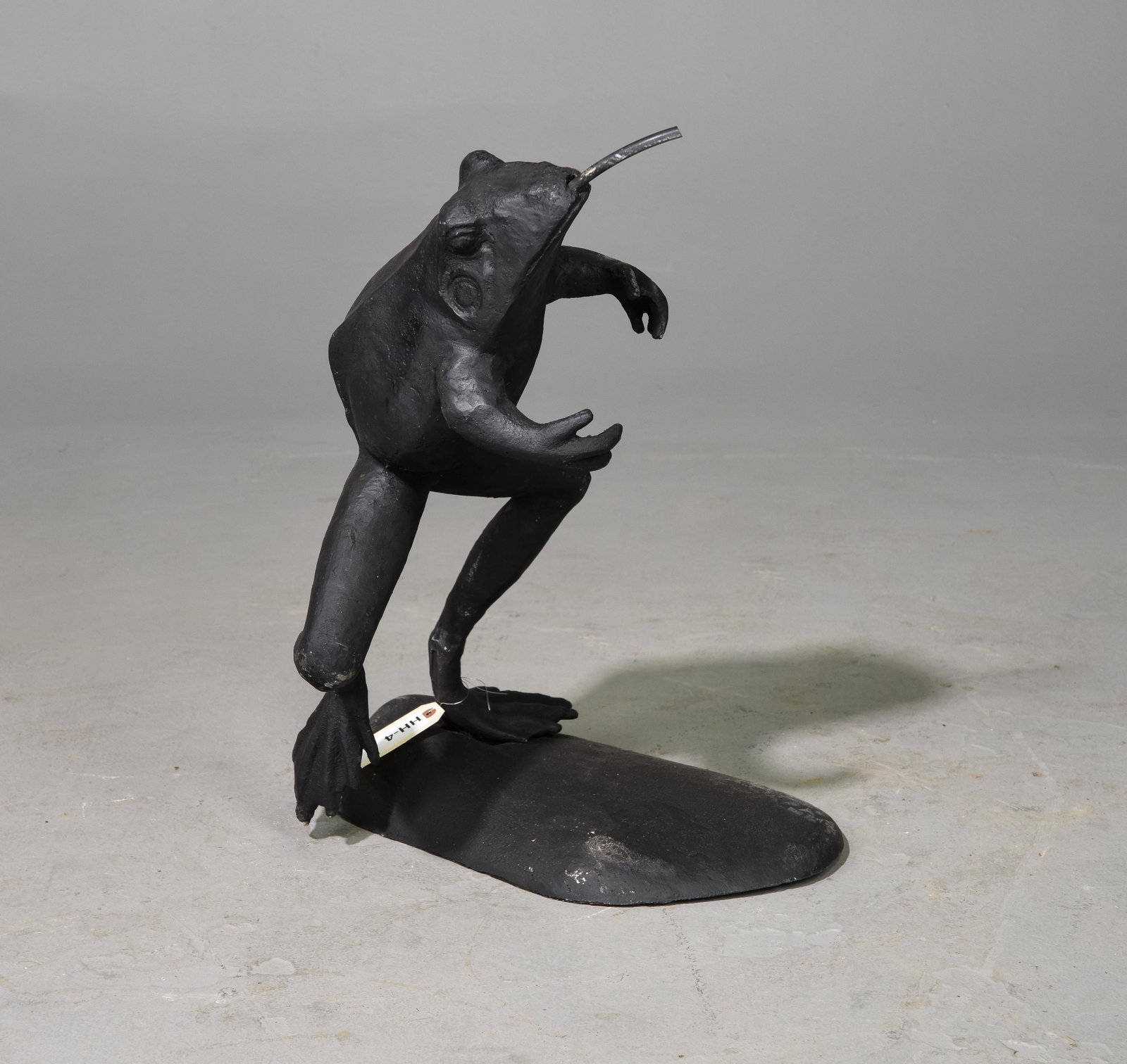 Cast Iron Leaping Frog Fountain #2: Cast Iron Leaping Frog Fountain - 28 in tall x 18 x 16.5
