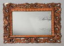 French Style Open Pierced Carved Framed Mirror