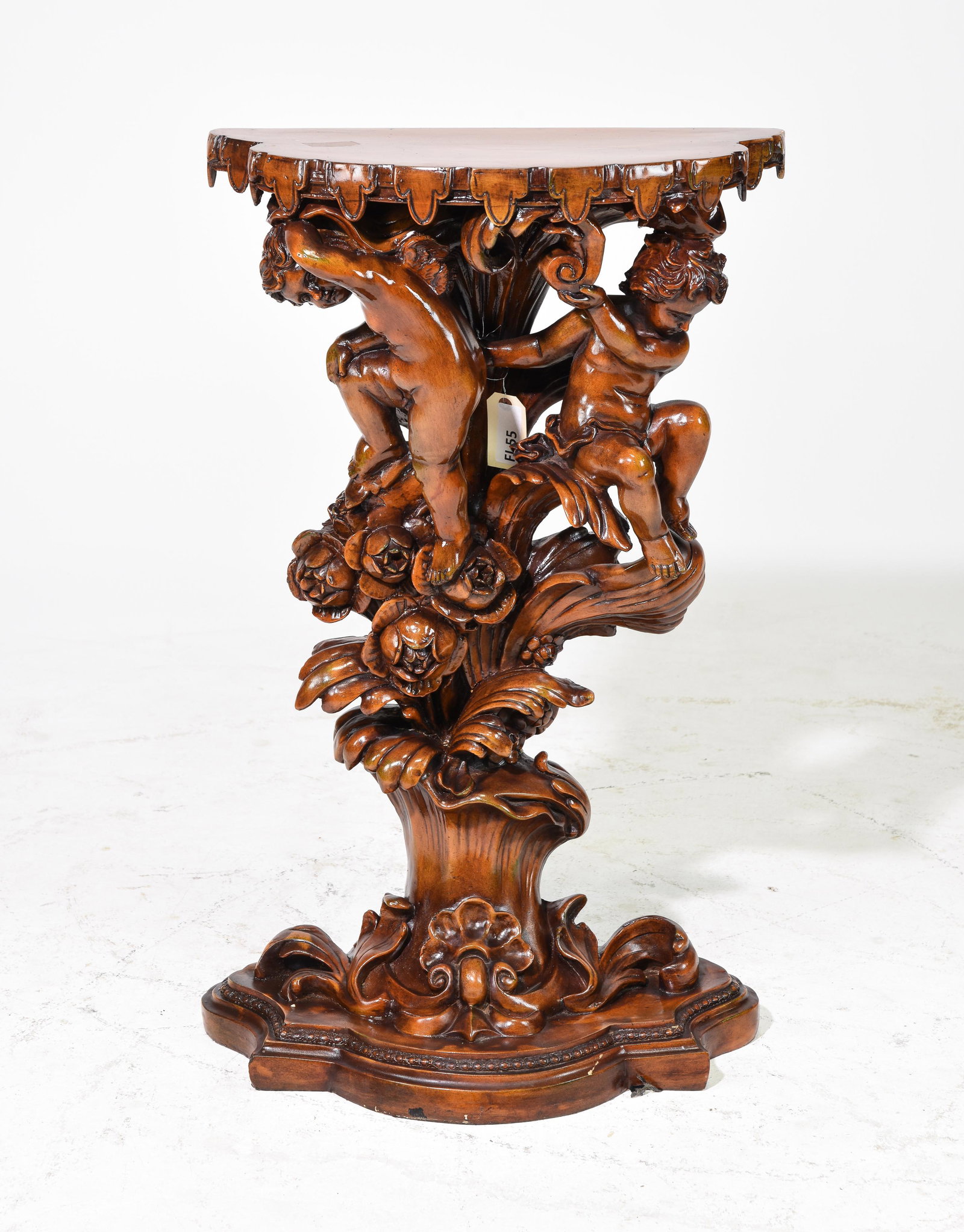 Figural Pedestal / Console: Figural Pedestal / Console - 36 in tall x 22 x 10