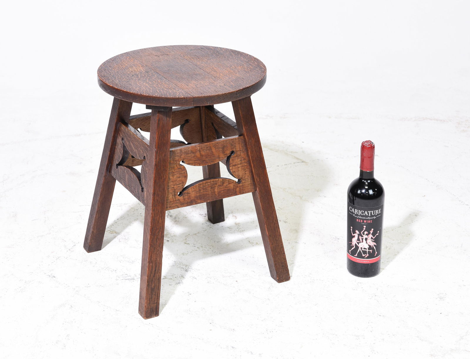 English Oak Stool (1 of 2)