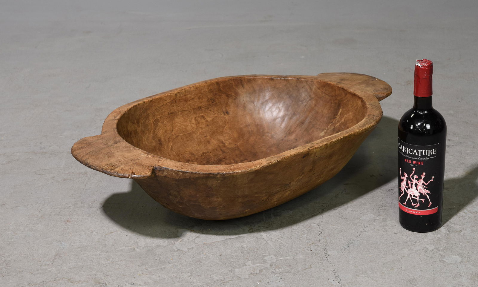 European Waxed Dough Bowl #2 (1 of 3)