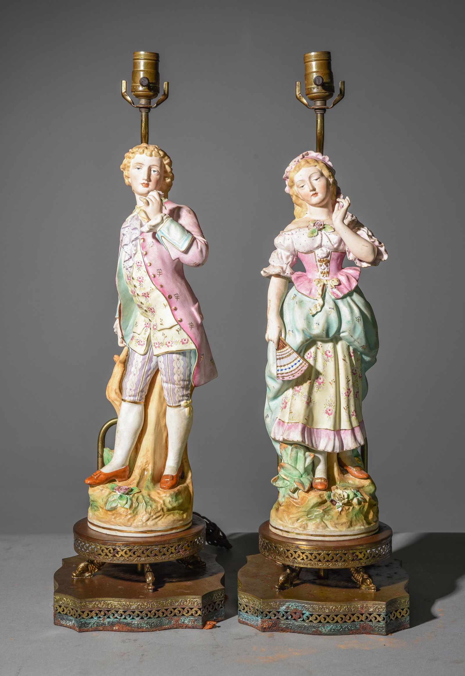 2 Victorian Figural Lamps (1 of 5)