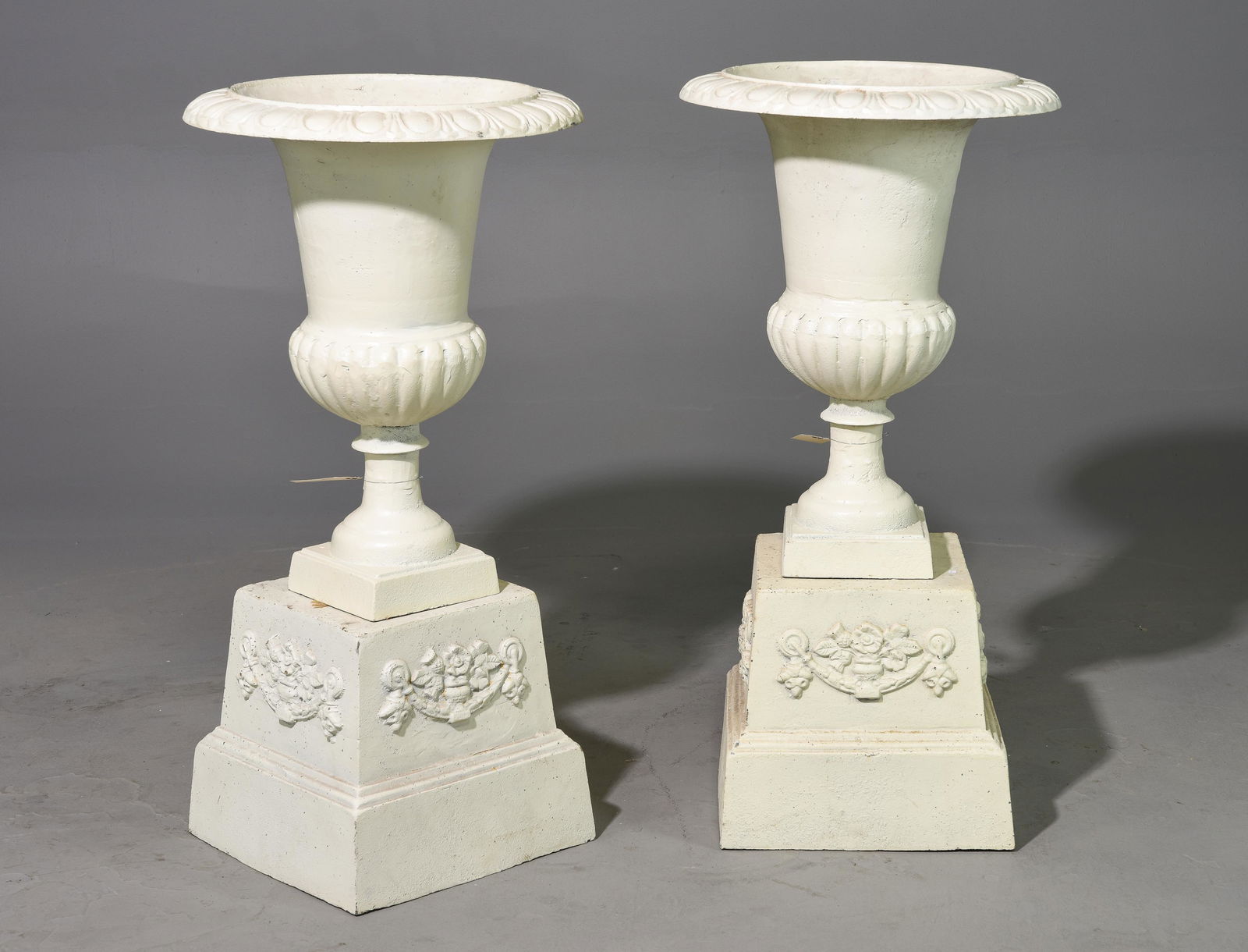 2 Venetian Style Cast Iron Planters (1 of 3)