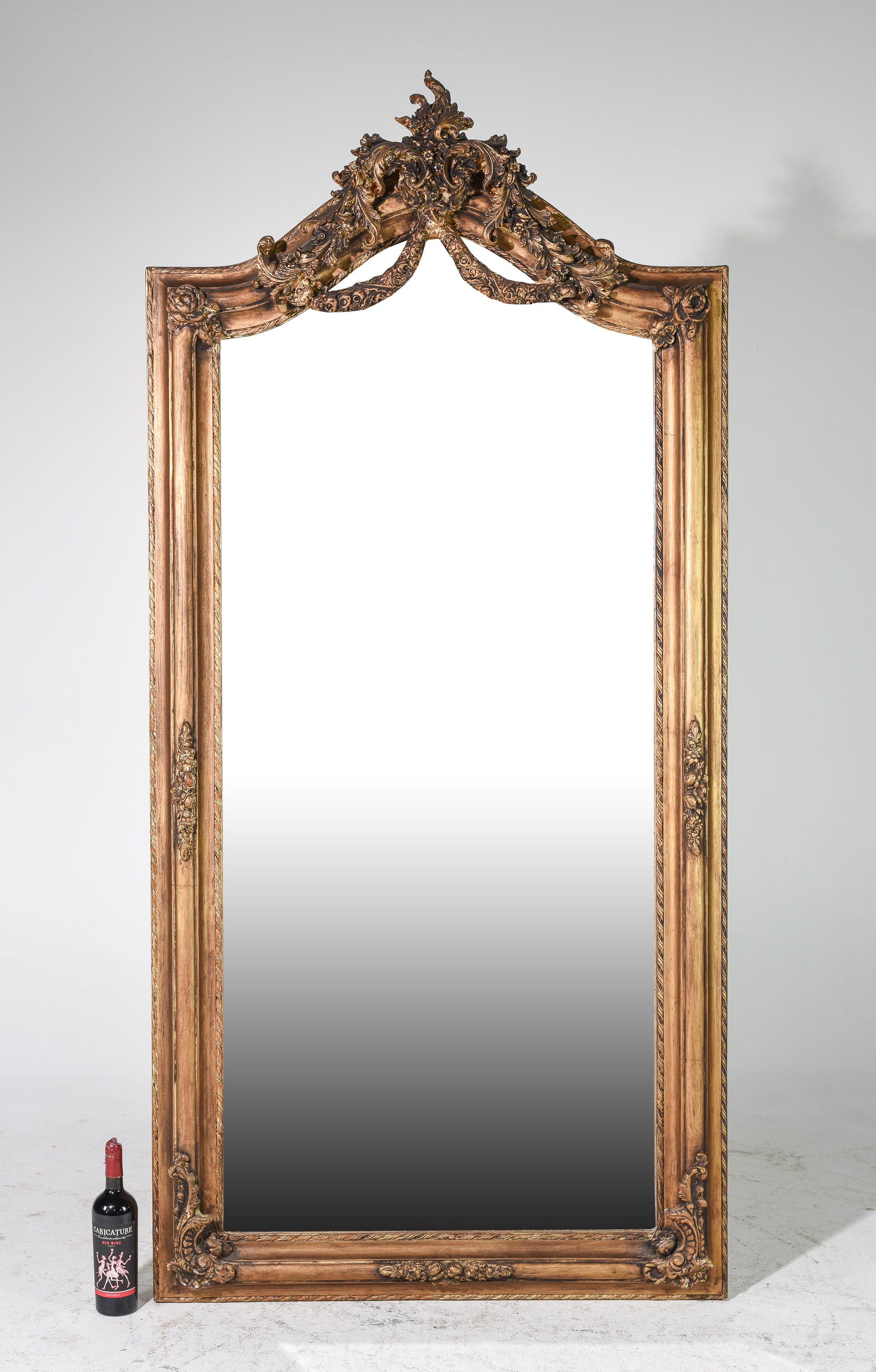 French Style Gold Framed Beveled Mirror (1 of 5)