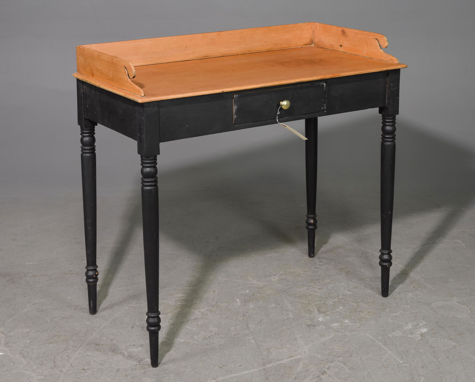 Single Drawer Hall Table with Painted Base (1 of 3)