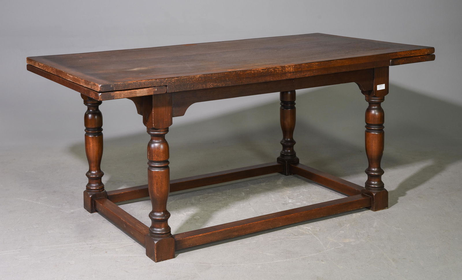 British Oak Draw Leaf Dining Table (1 of 5)