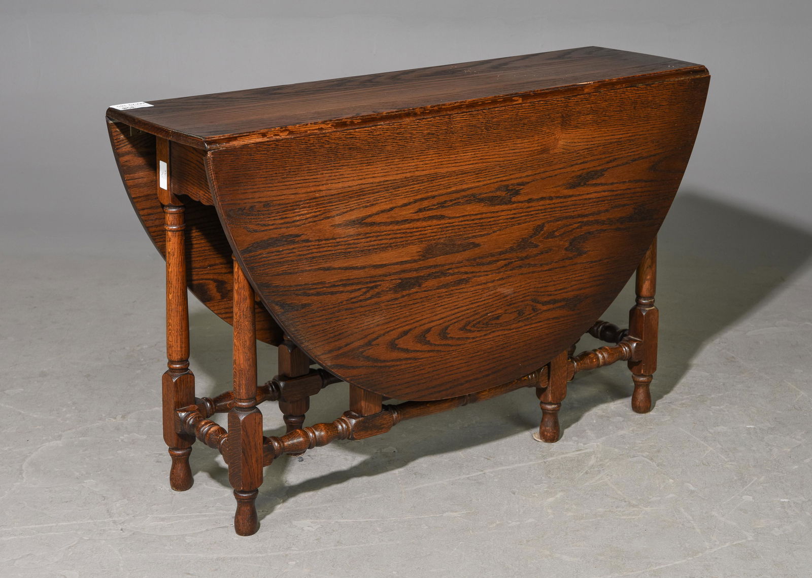 English Oak Drop Leaf Table c.1920's-30's (1 of 3)