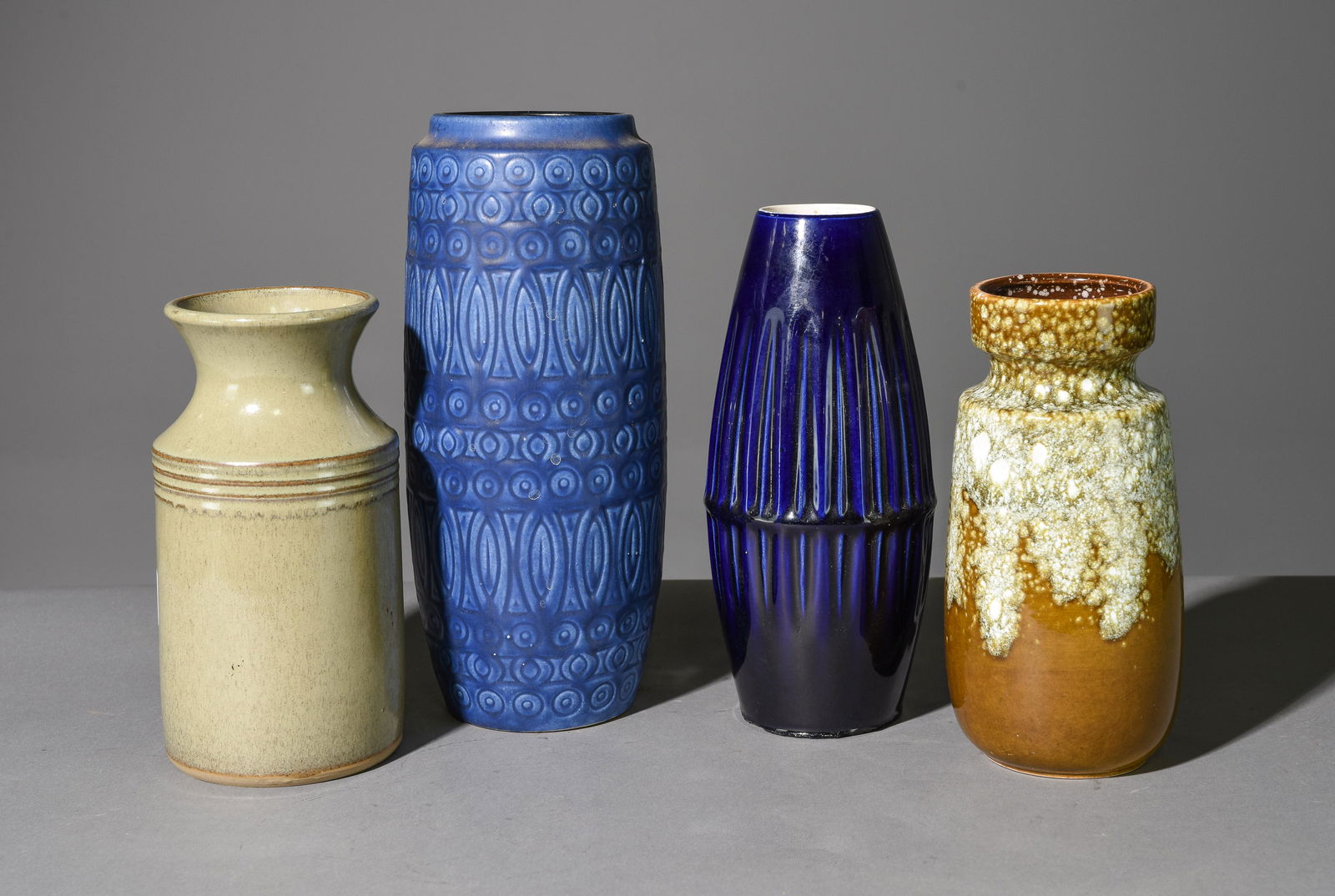 4 West German Pottery Vases (1 of 4)