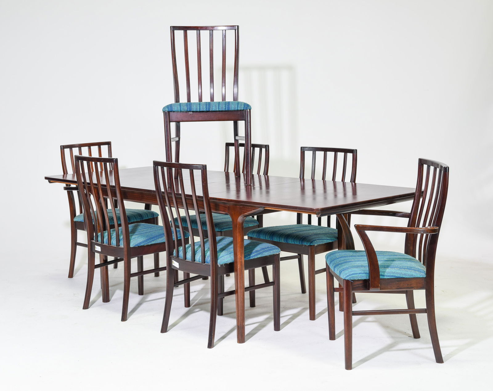 9 Piece Mid Century Dining Room Set By McIntosh (1 of 11)