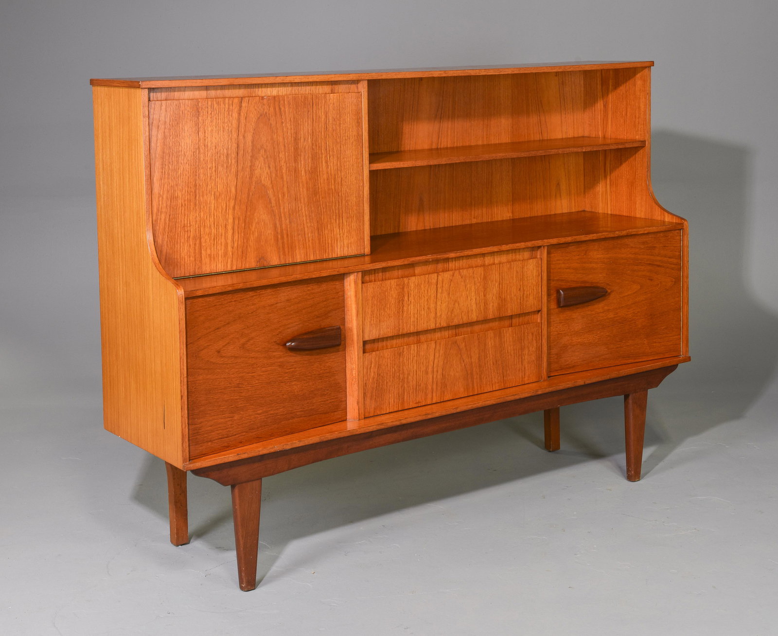 Mid Century Modern Concave Cocktail Sideboard (1 of 6)