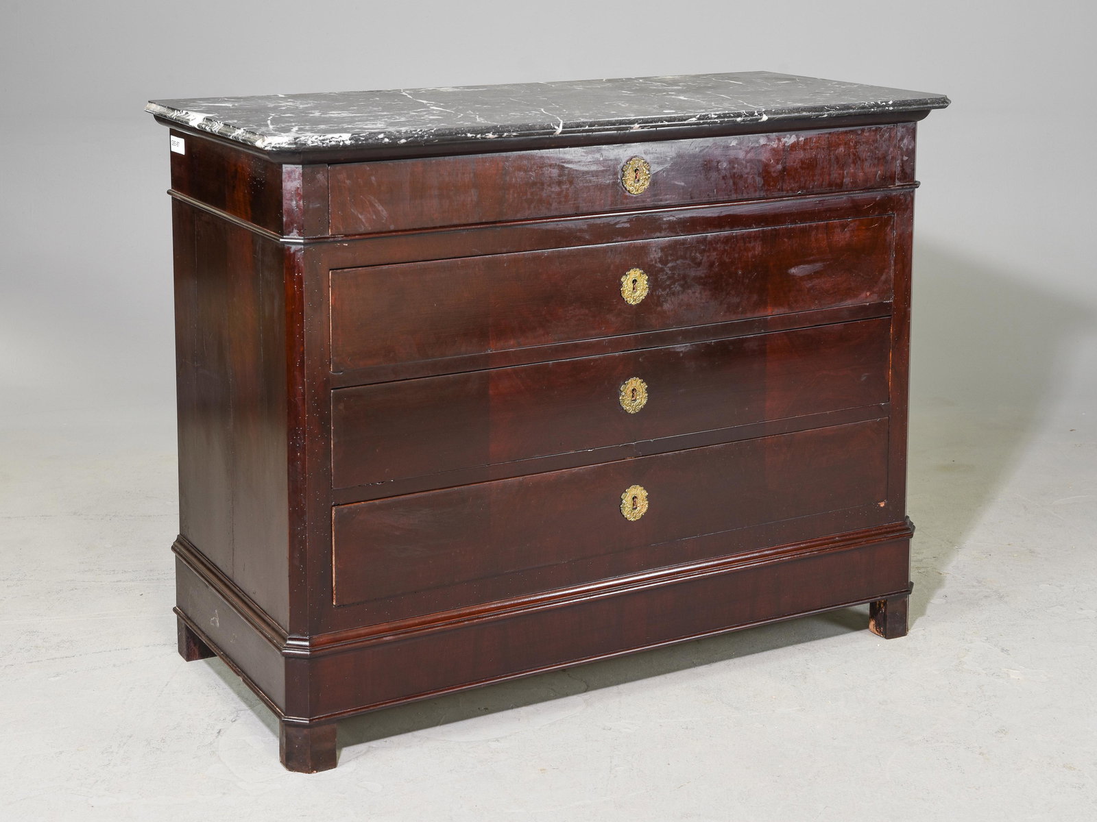Louis Philippe Style Marble Top Commode (1 of 9)