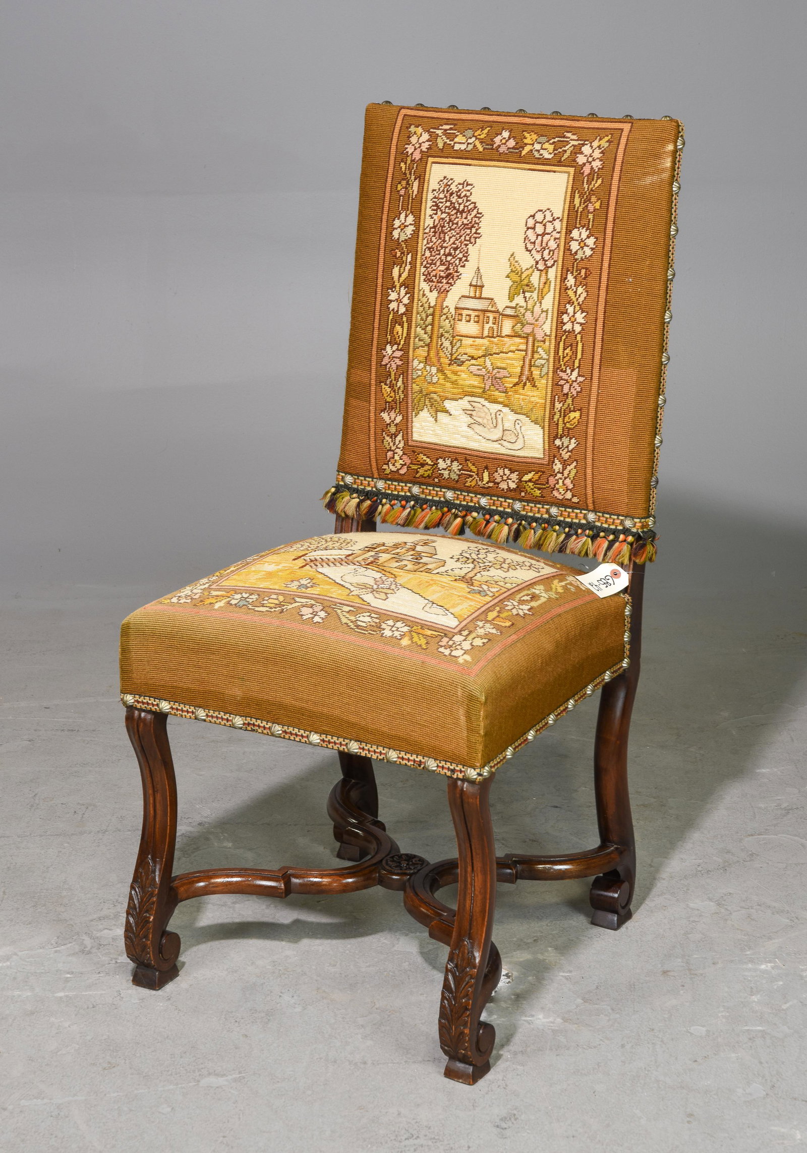 French Needlepoint Upholstered Chair (1 of 4)