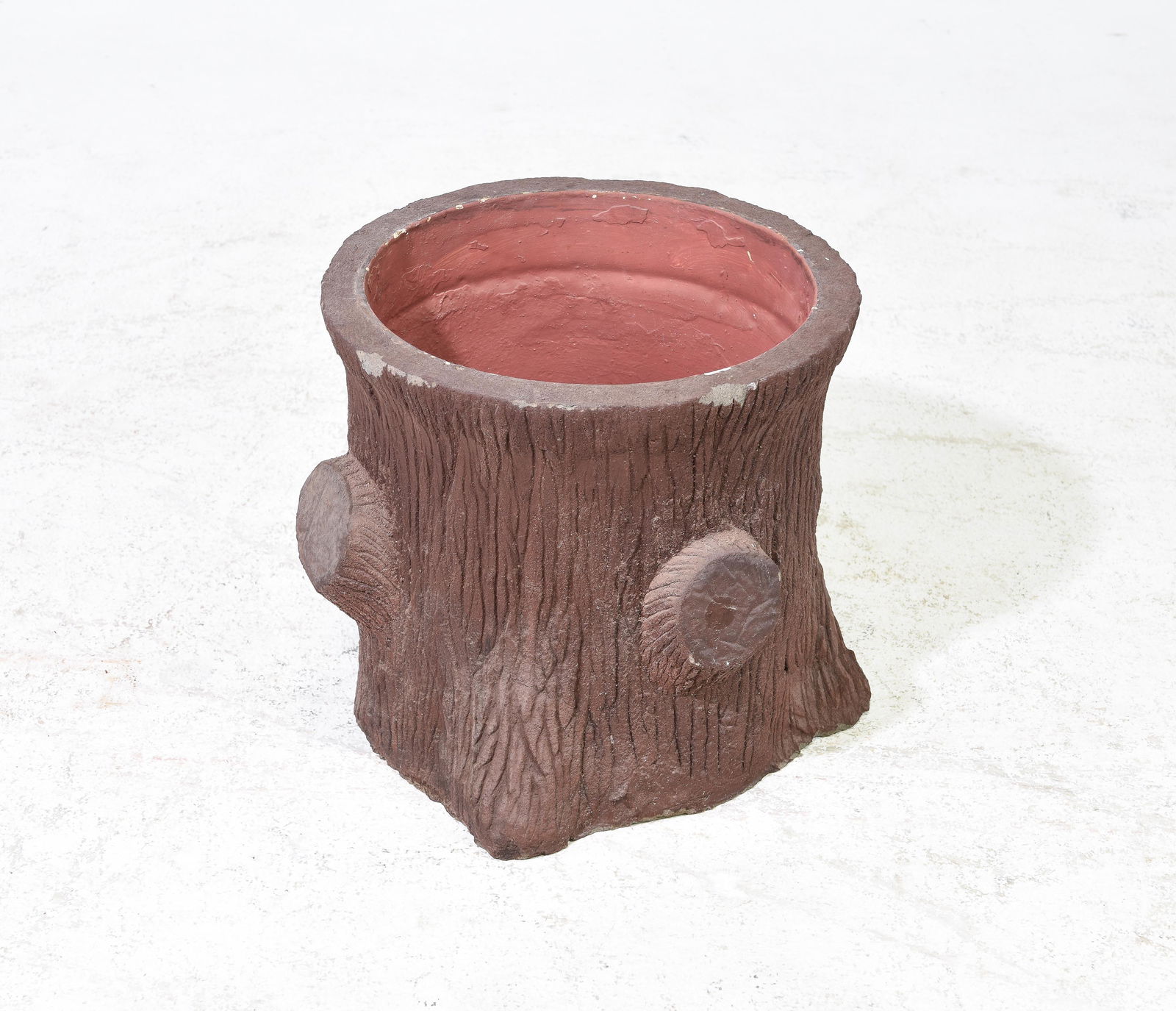 Faux Bois Tree Trunk Planter #1 (1 of 3)