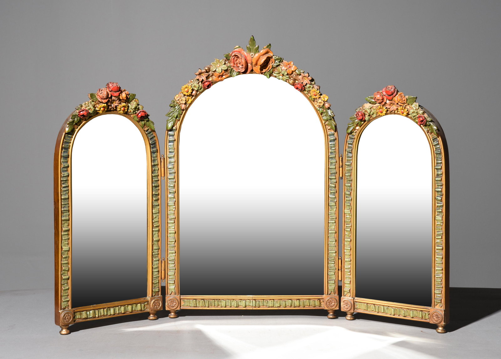 Barbola 3 Panel Dressing Mirror (1 of 5)