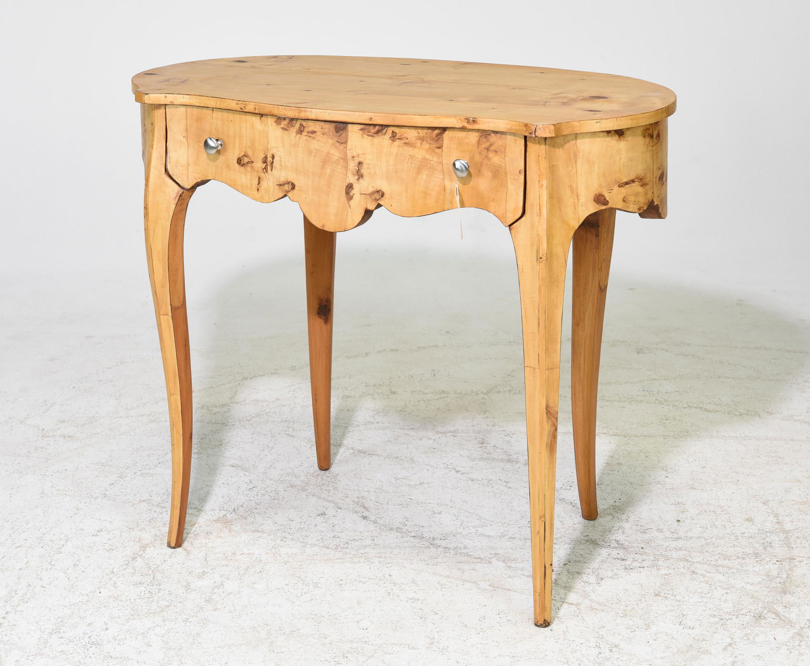 Burled Single Drawer Hall Table / Console (1 of 3)