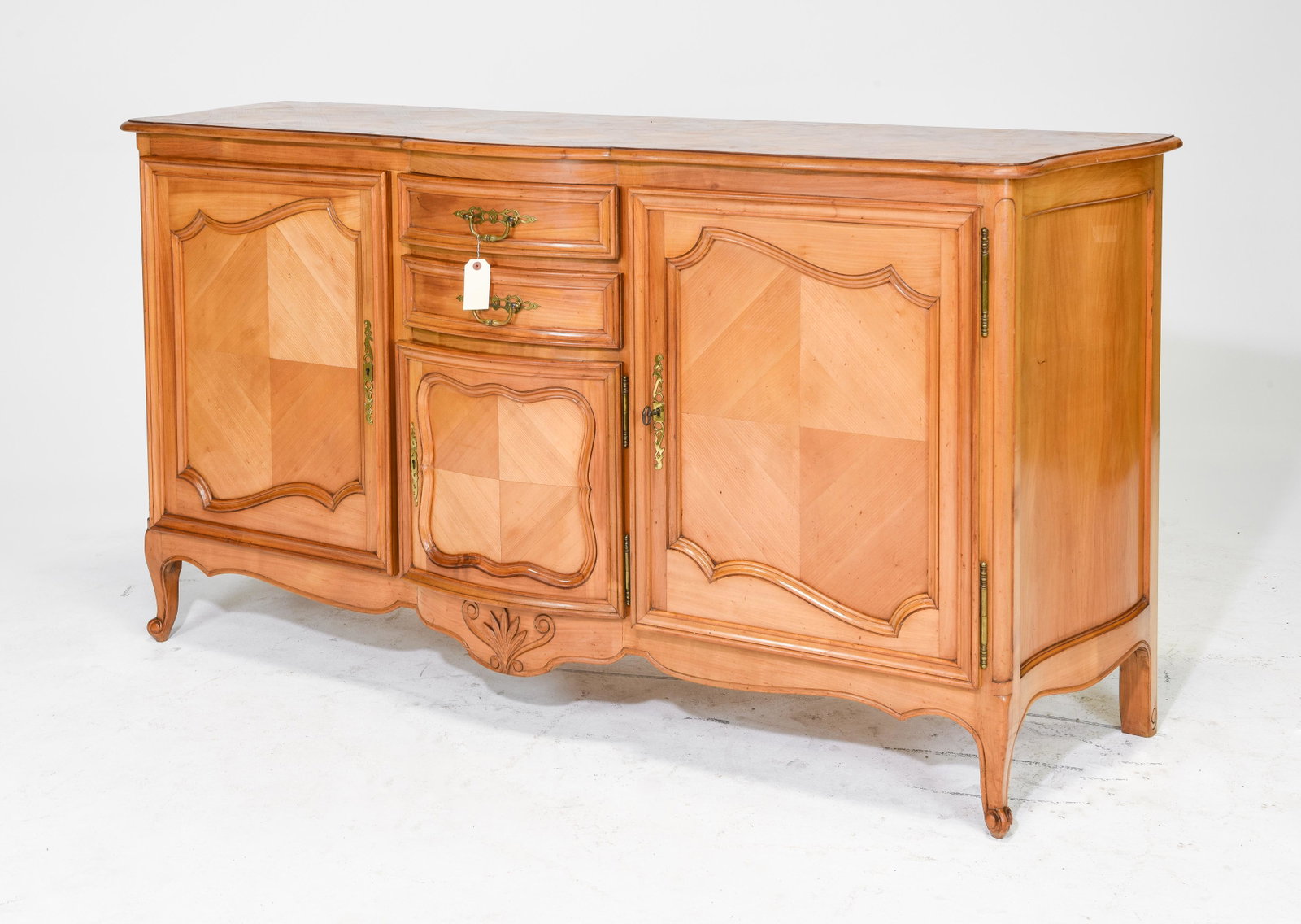 Louis XV Style Sideboard / Enfilade: French Louis XV Style Sideboard / Enfilade - 49.5 in tall x 77.5 x 22.5