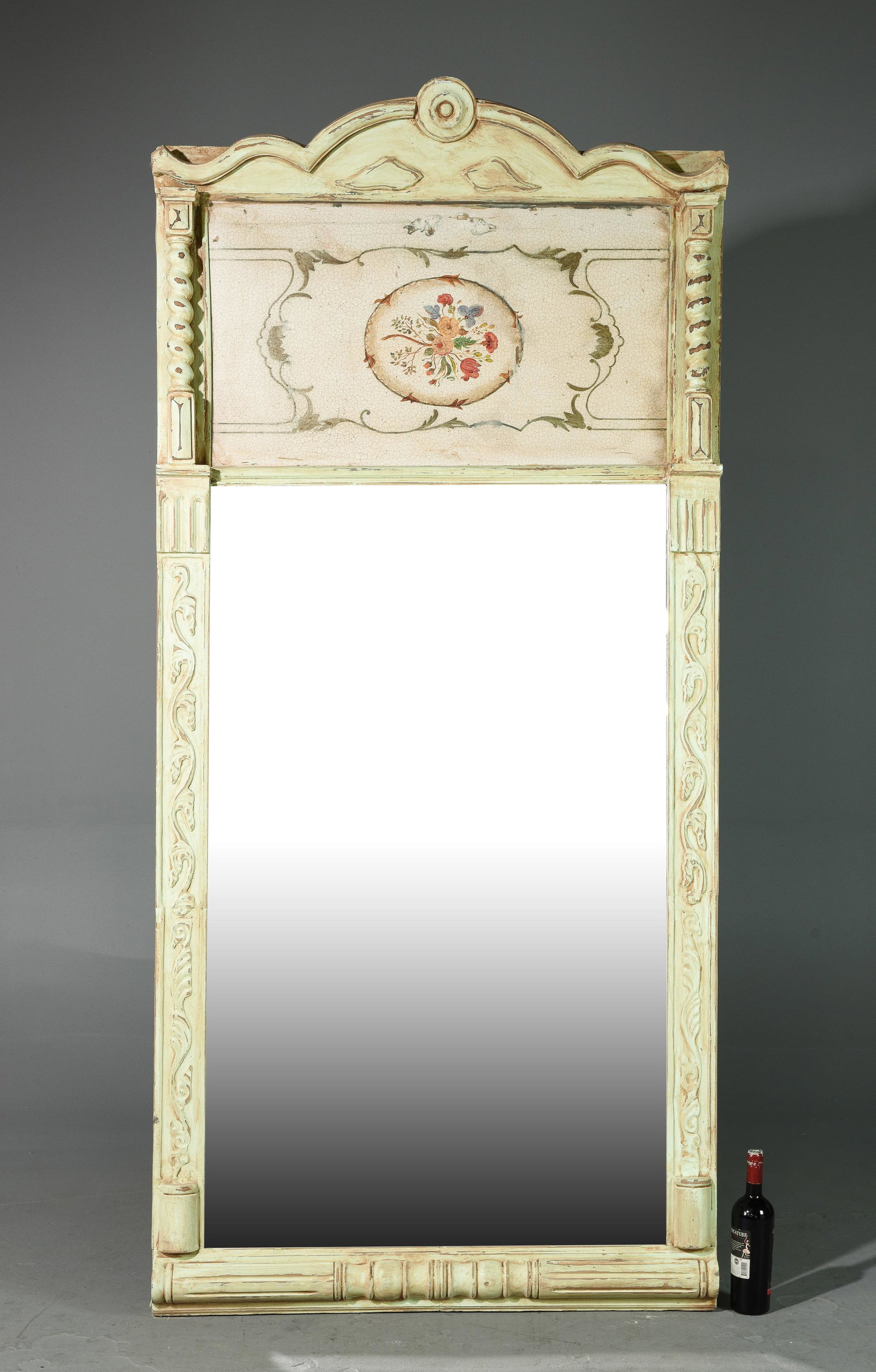 Large Painted Framed Beveled Mirror #4 (1 of 4)