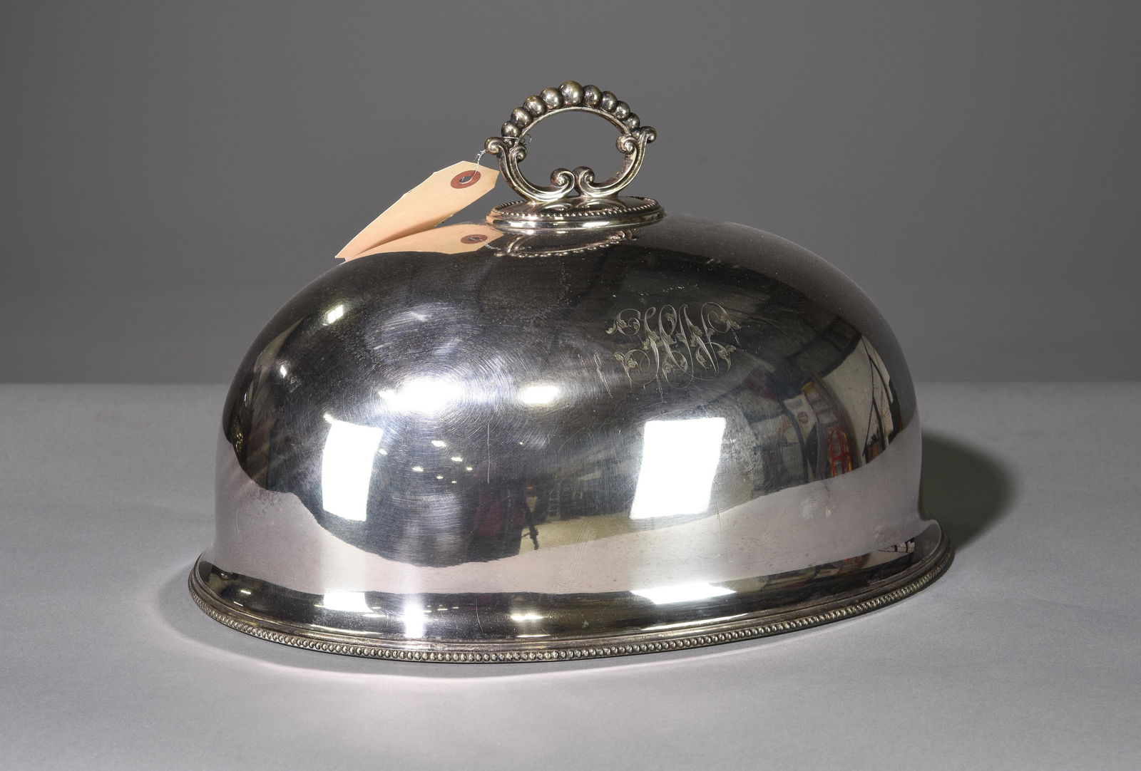 British Silver Plate Meat Dome c.1910's-20's (1 of 4)